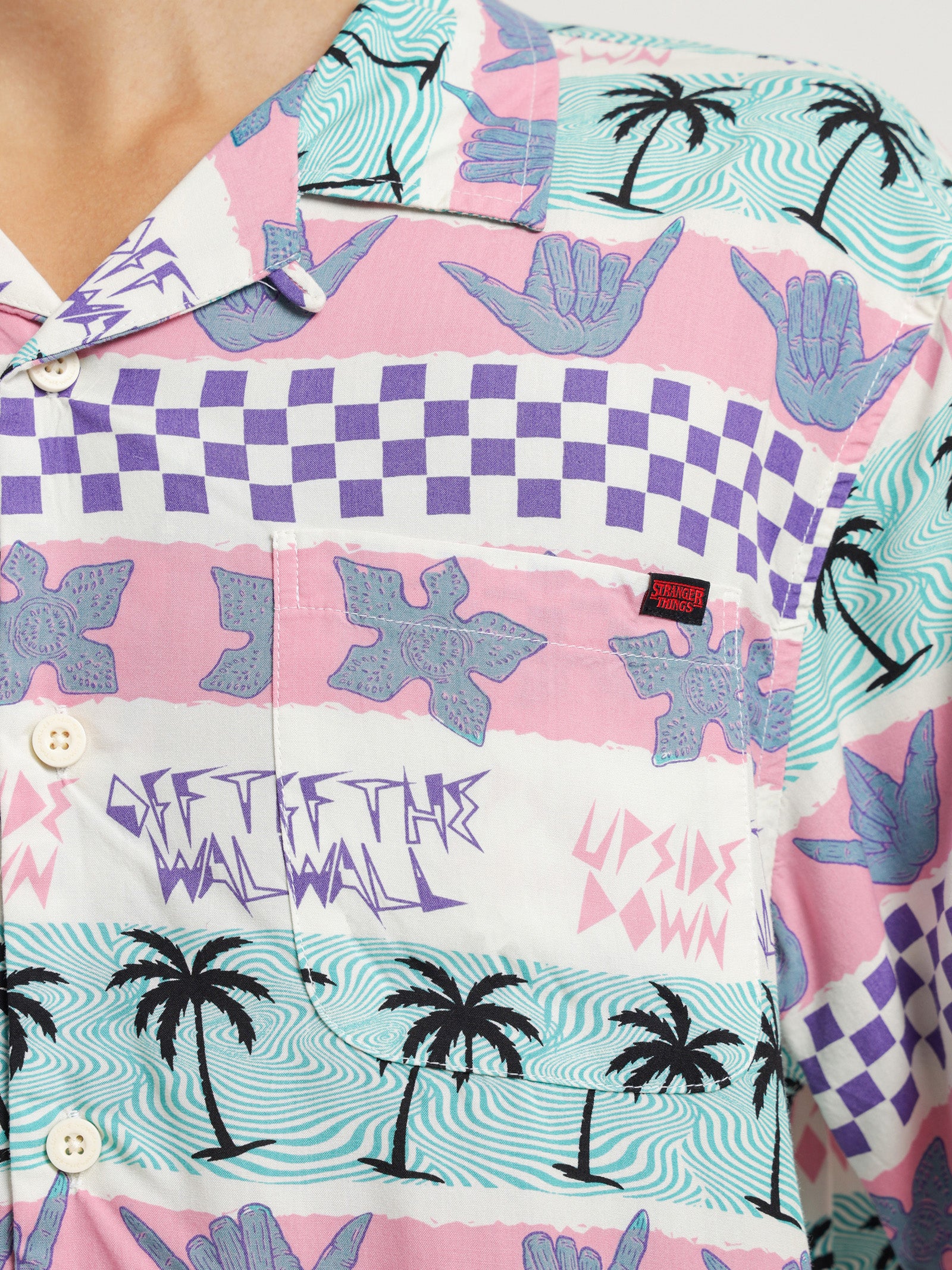 Vans x Stranger Things California Stripe Woven Shirt - Image 4