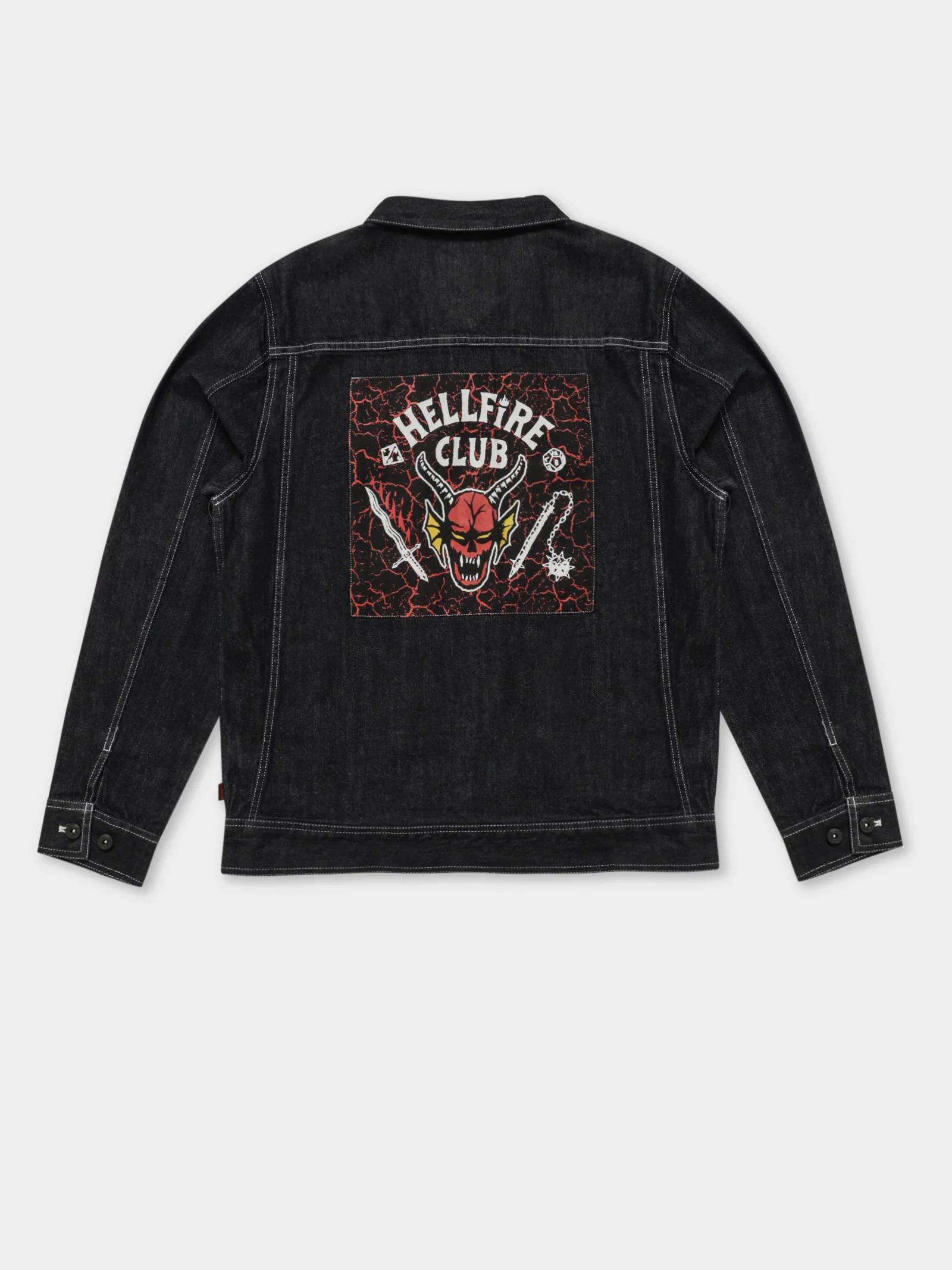 Vans x Stranger Things Hellfire Club Jean Jacket - Image 10