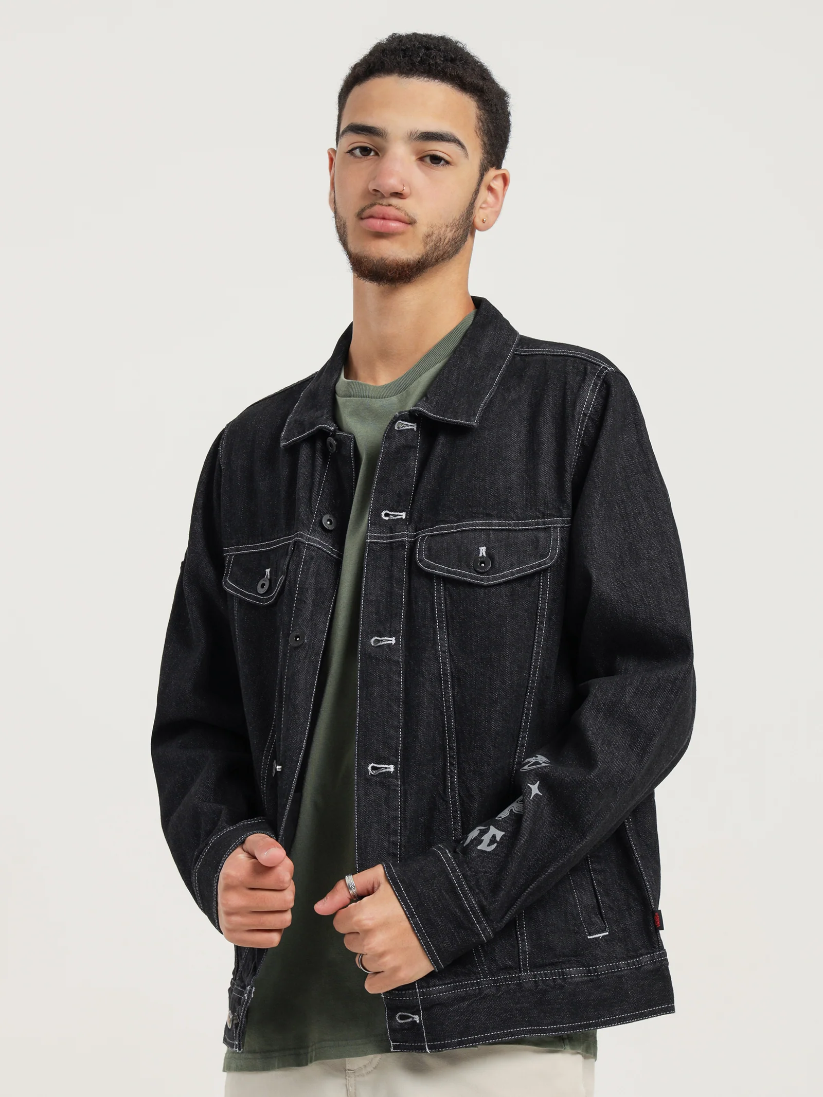 Vans x Stranger Things Hellfire Club Jean Jacket - Image 2