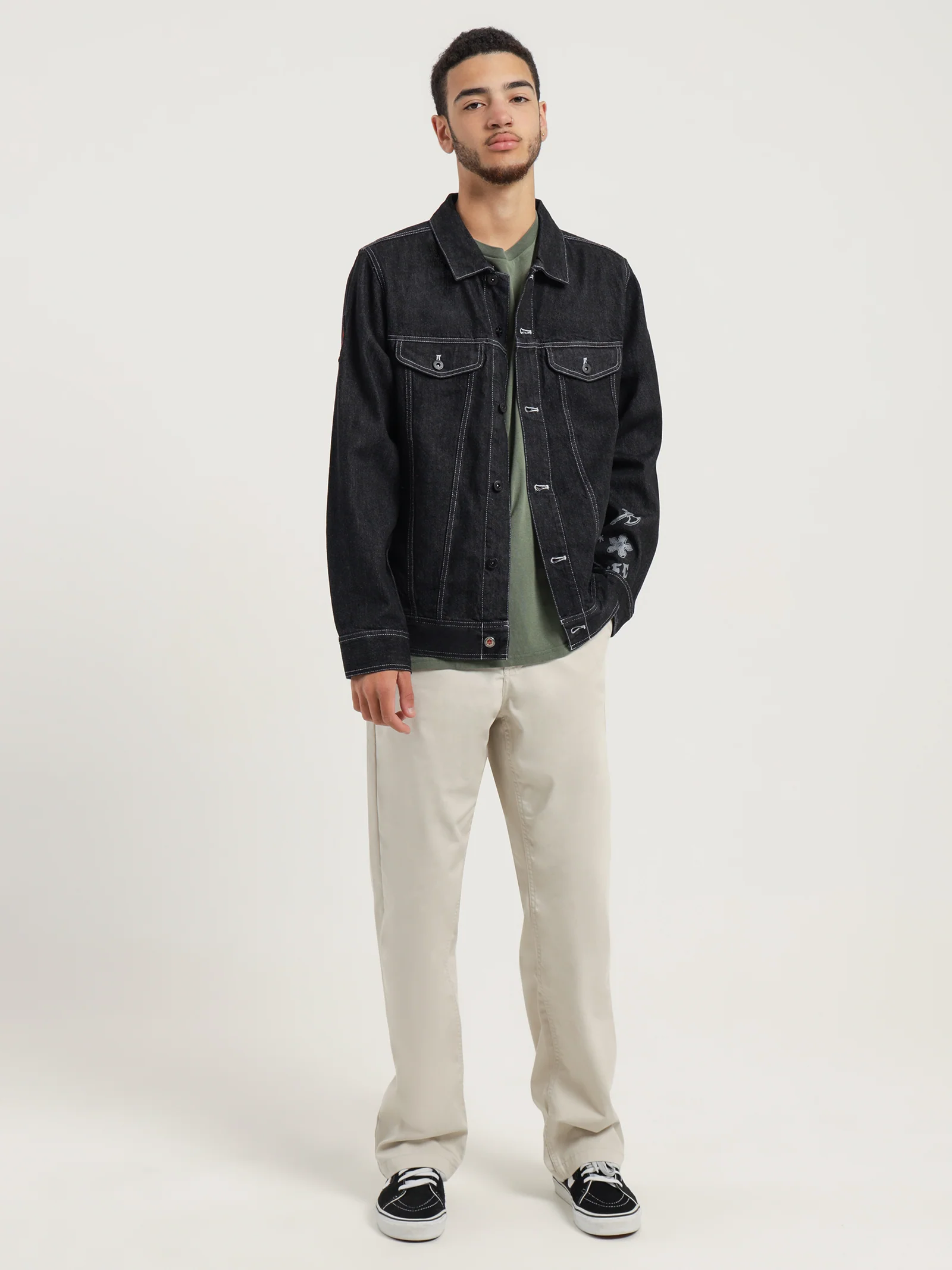 Vans x Stranger Things Hellfire Club Jean Jacket - Image 5