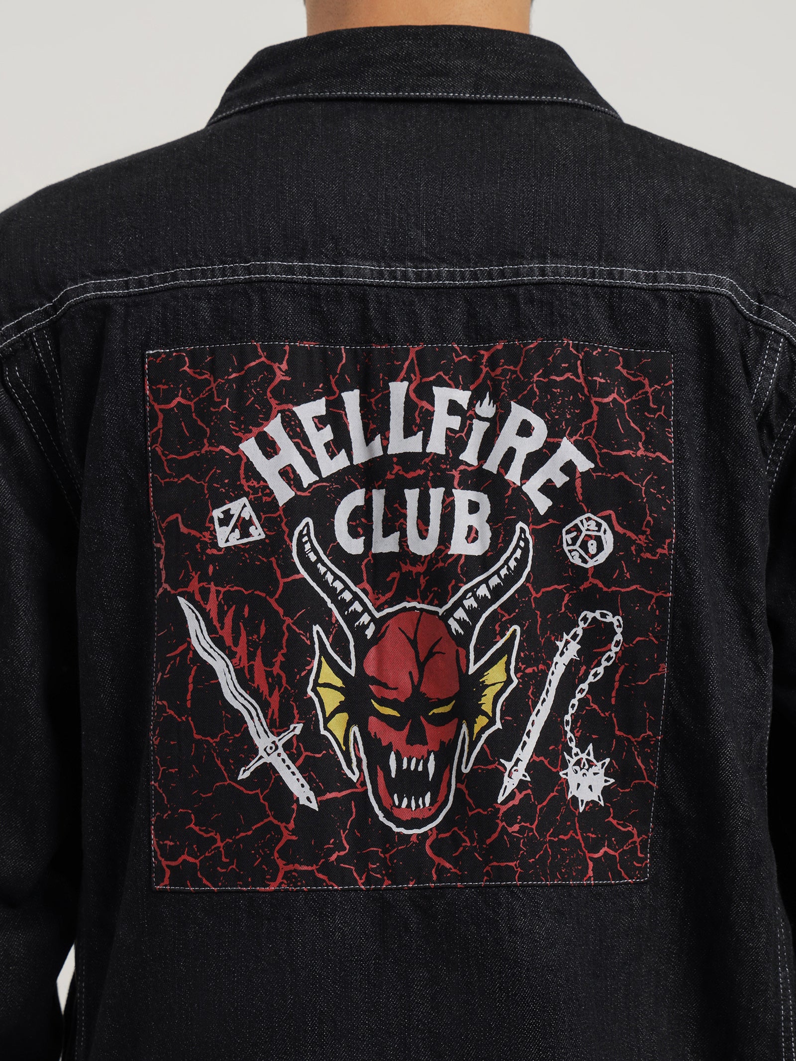 Vans x Stranger Things Hellfire Club Jean Jacket - Image 6