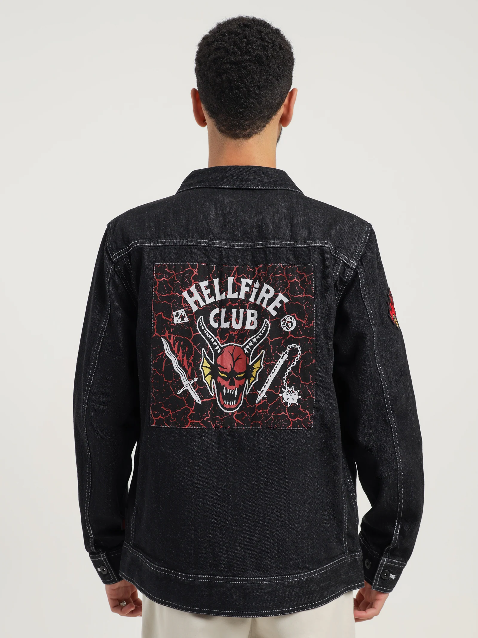 Vans x Stranger Things Hellfire Club Jean Jacket - Image 8