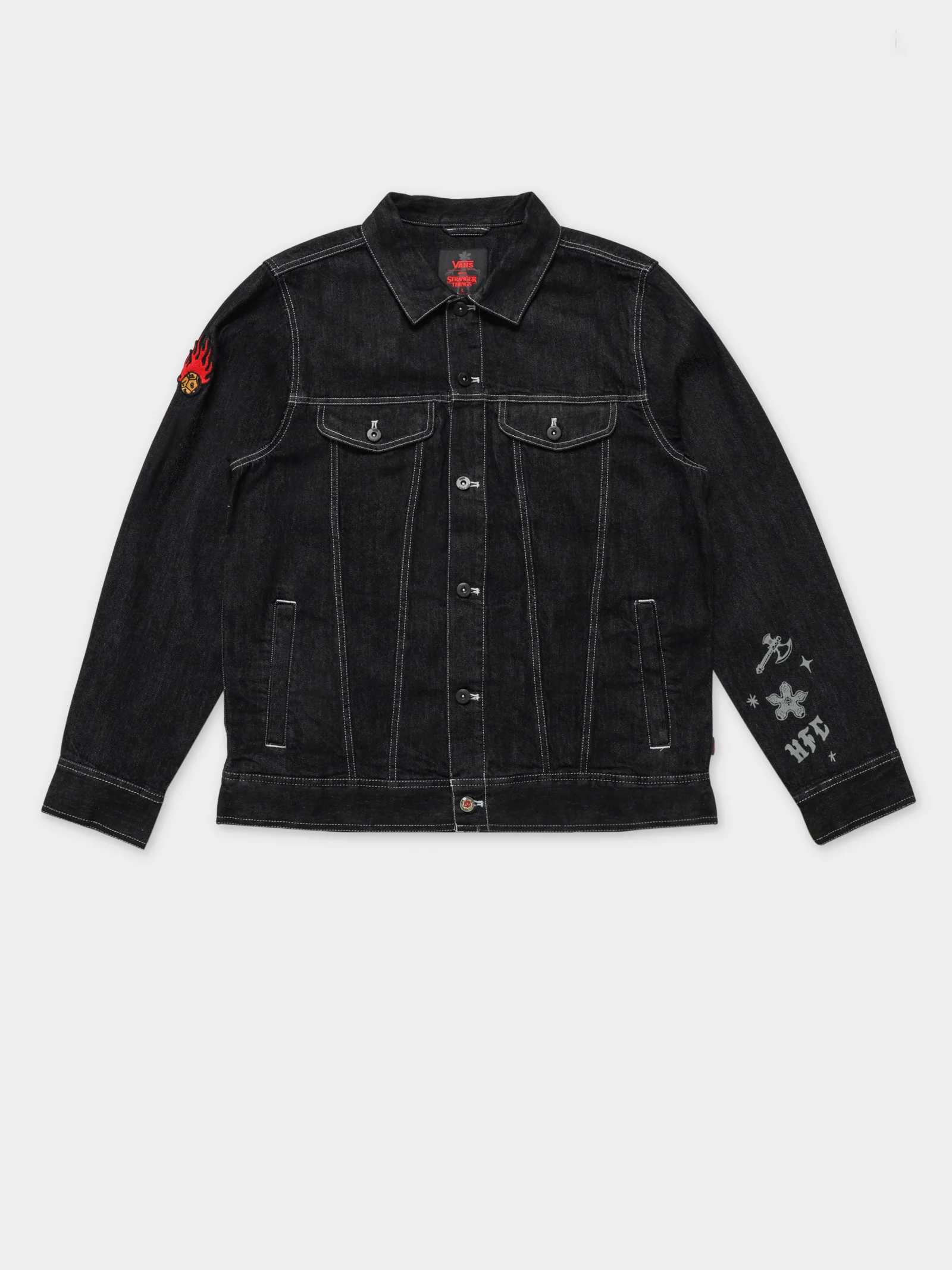 Vans x Stranger Things Hellfire Club Jean Jacket - Image 9