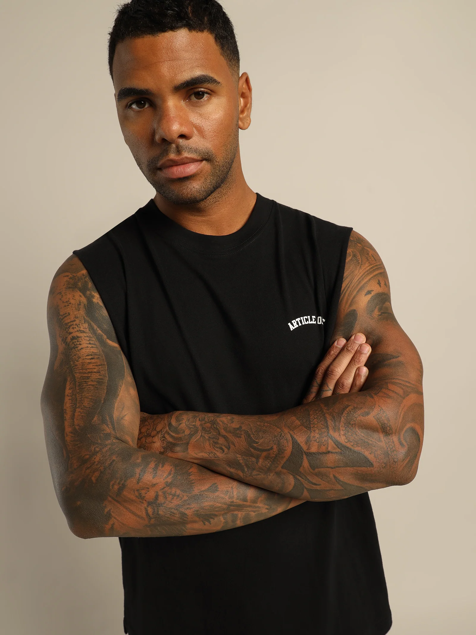 Varisity Logo Muscle Shirt - Image 2