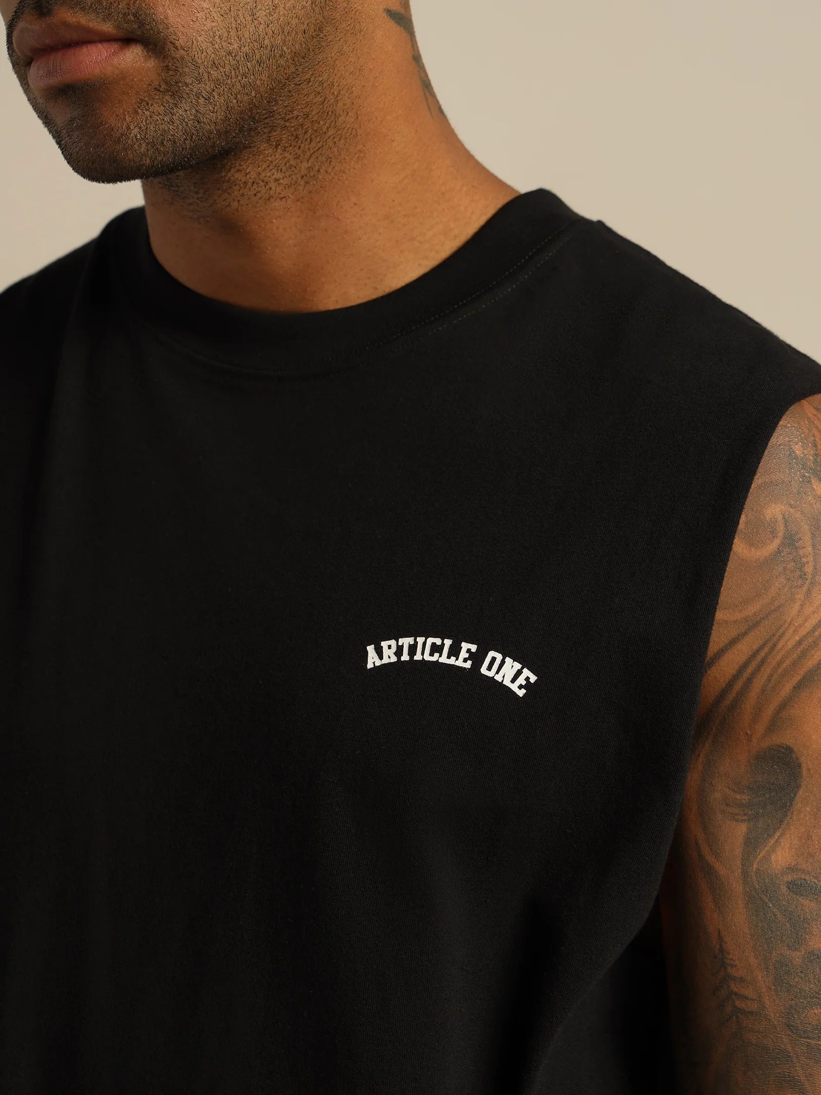 Varisity Logo Muscle Shirt - Image 4