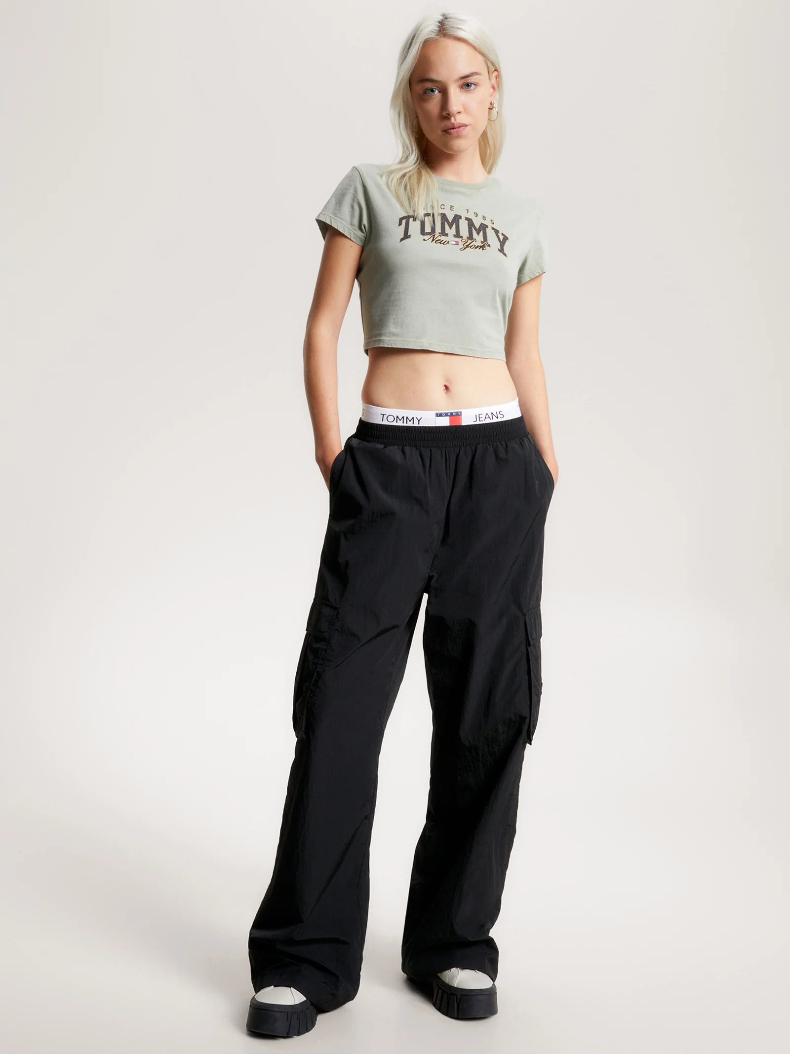 Varsity Logo Cropped Fit Baby T-Shirt - Image 2