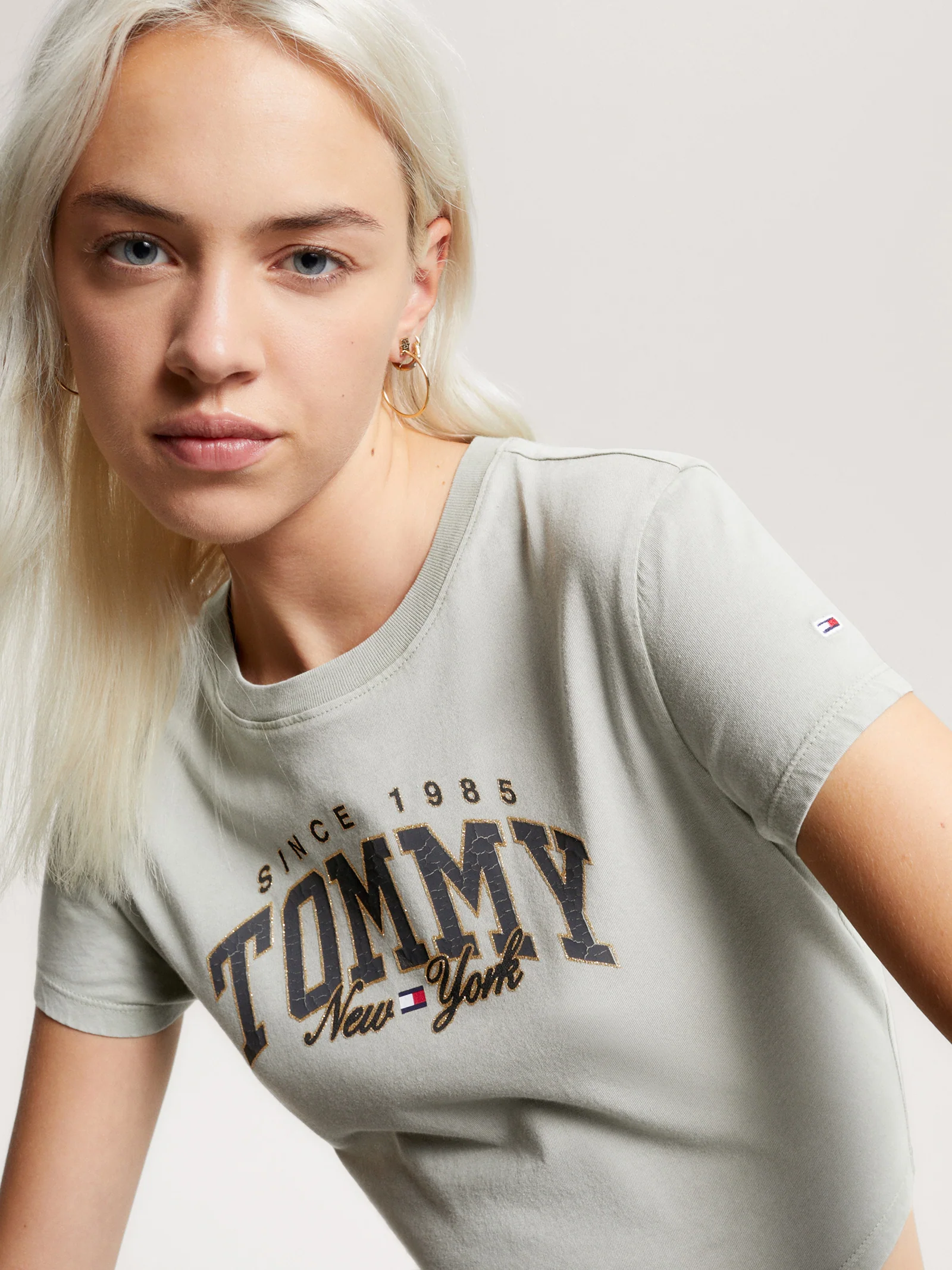 Varsity Logo Cropped Fit Baby T-Shirt - Image 3