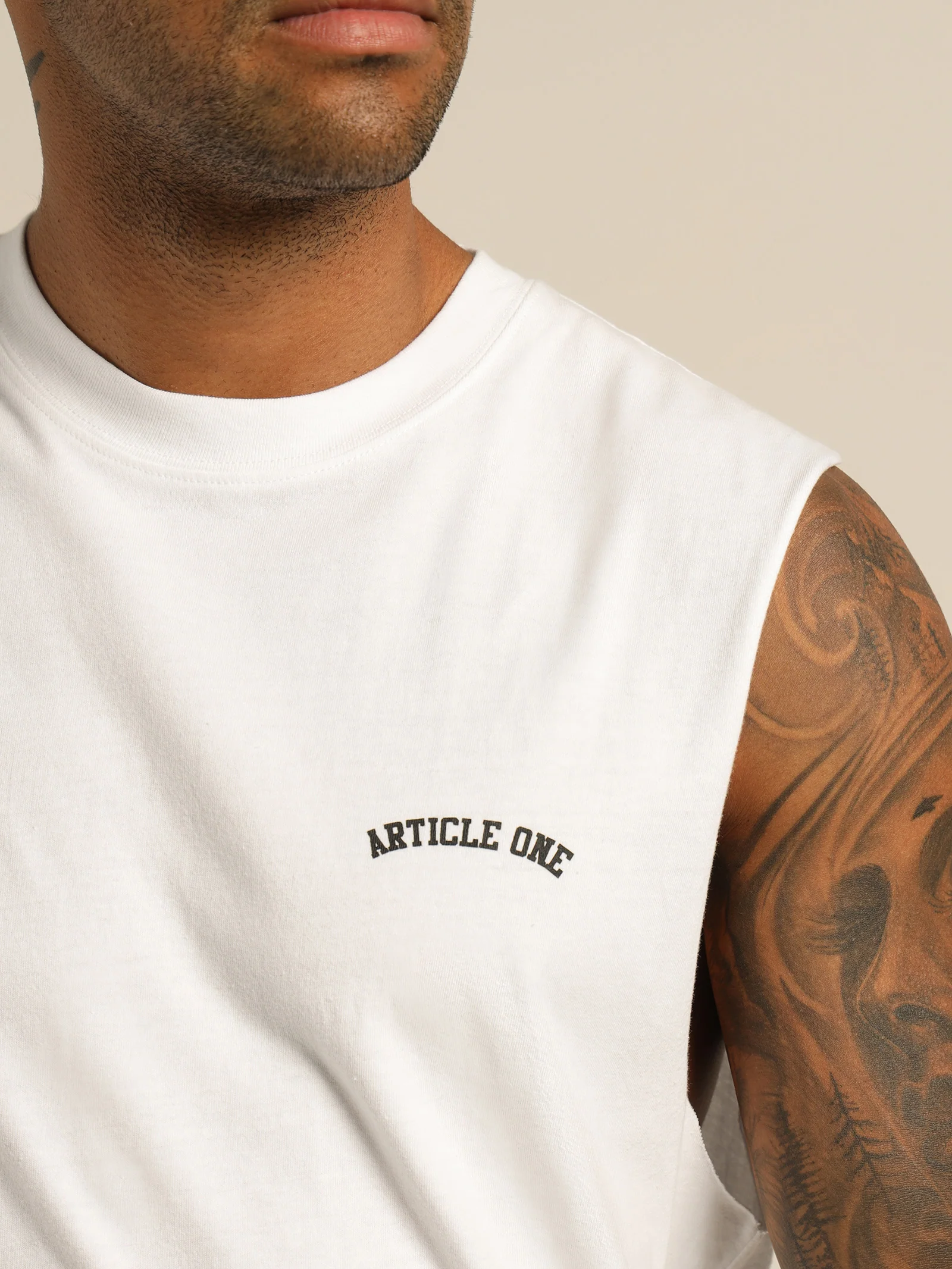 Varsity Logo Muscle Shirt - Image 5