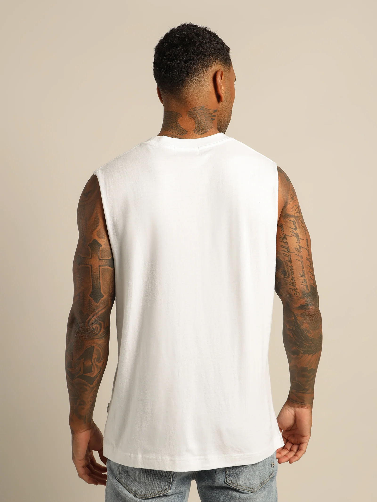 Varsity Logo Muscle Shirt - Image 6