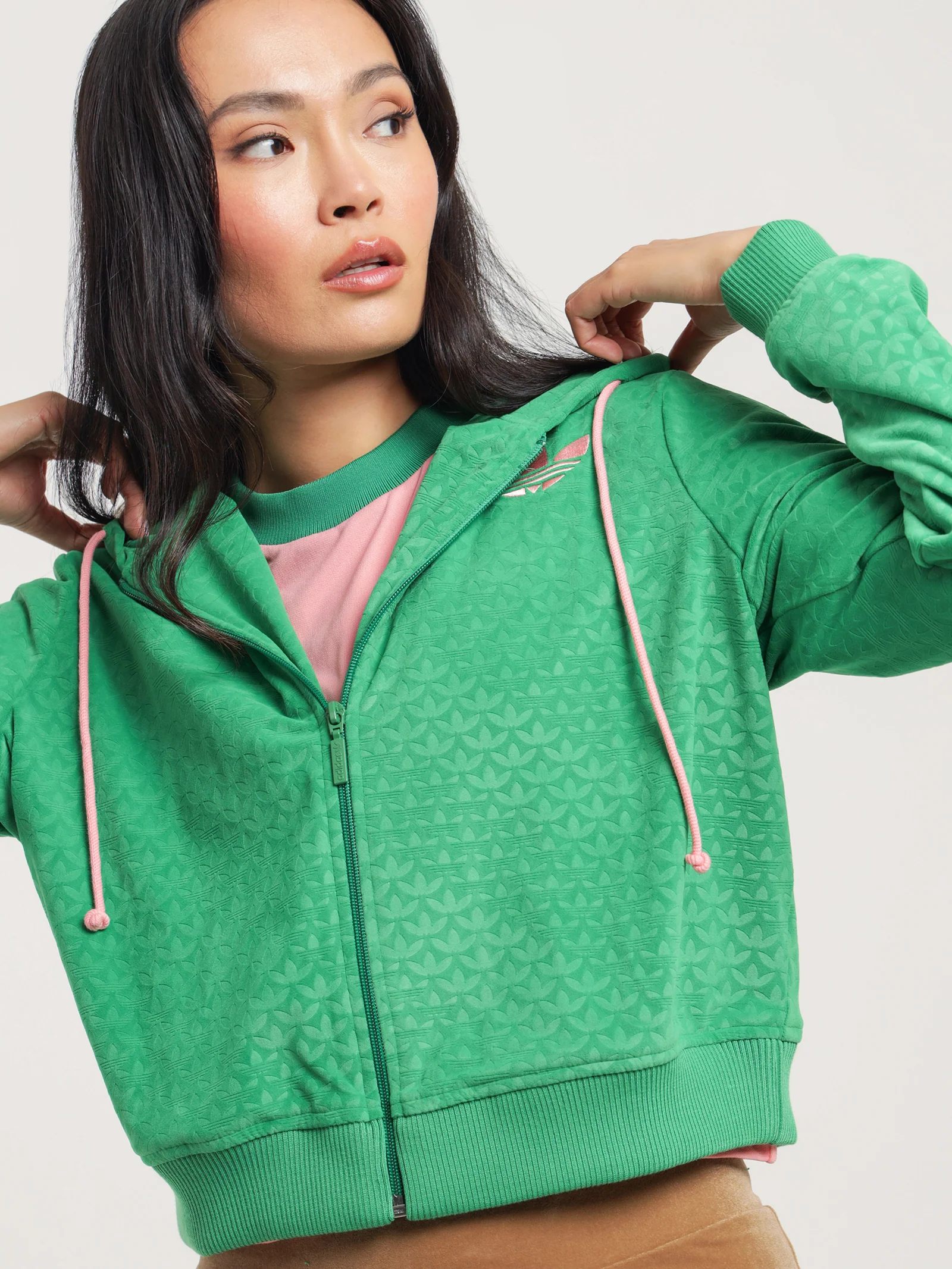 Velour Zip Hoodie - Image 3
