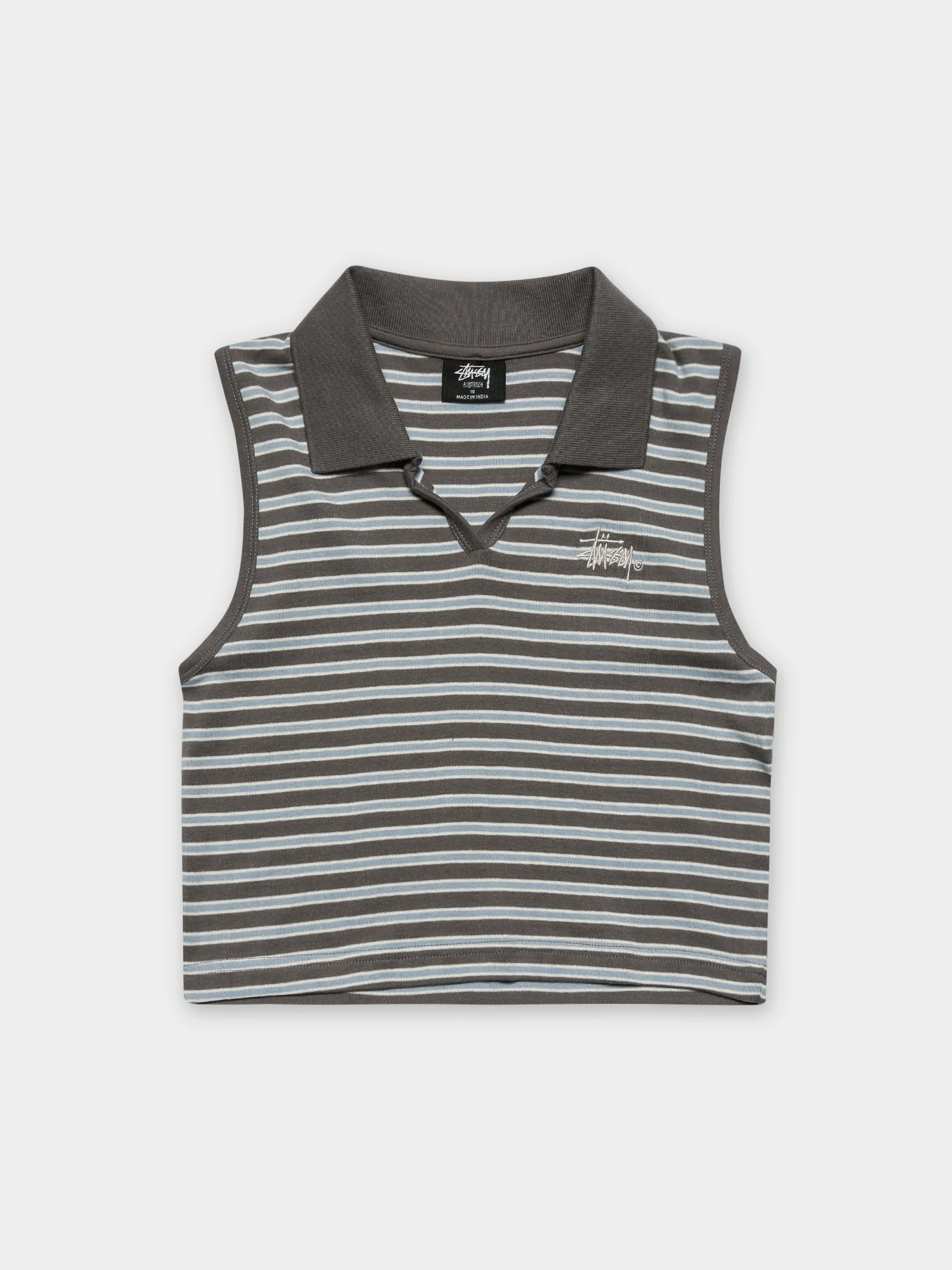 Venice Stripe Polo Tank - Image 6