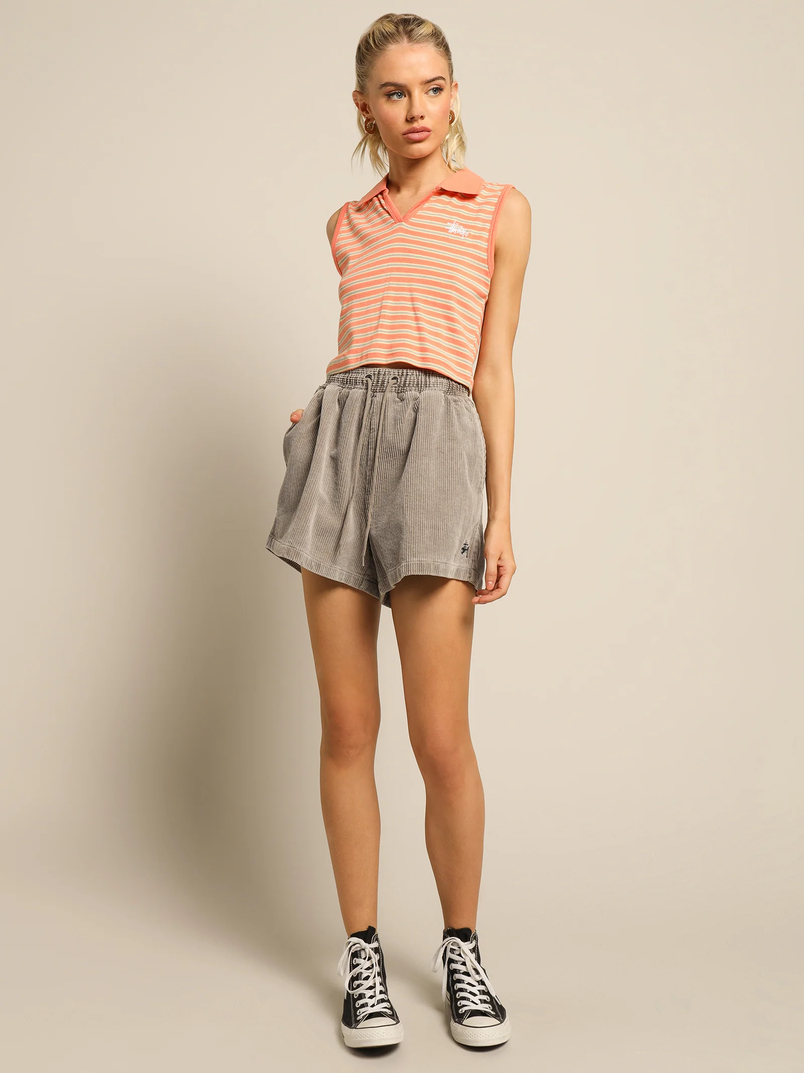 Venice Stripe Polo Tank - Image 3