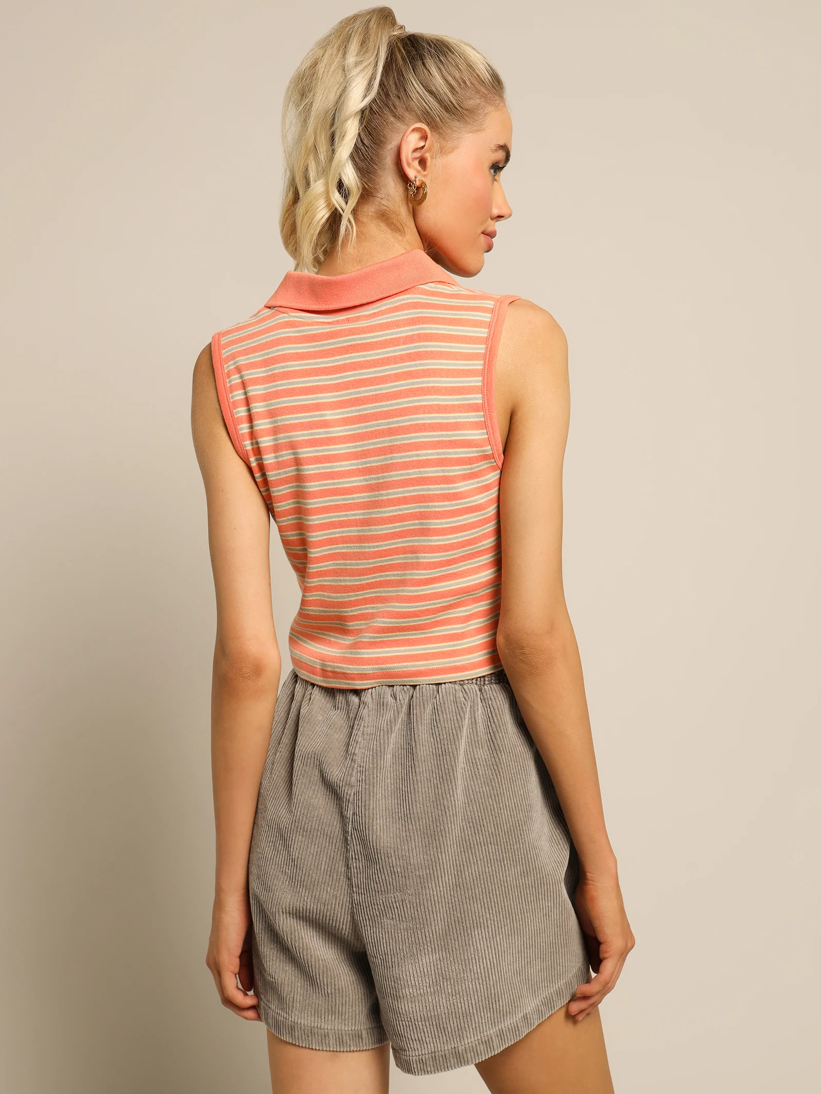 Venice Stripe Polo Tank - Image 5