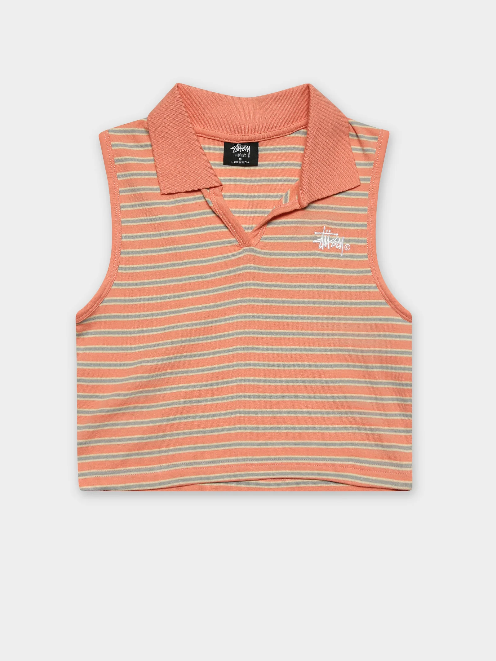 Venice Stripe Polo Tank - Image 7