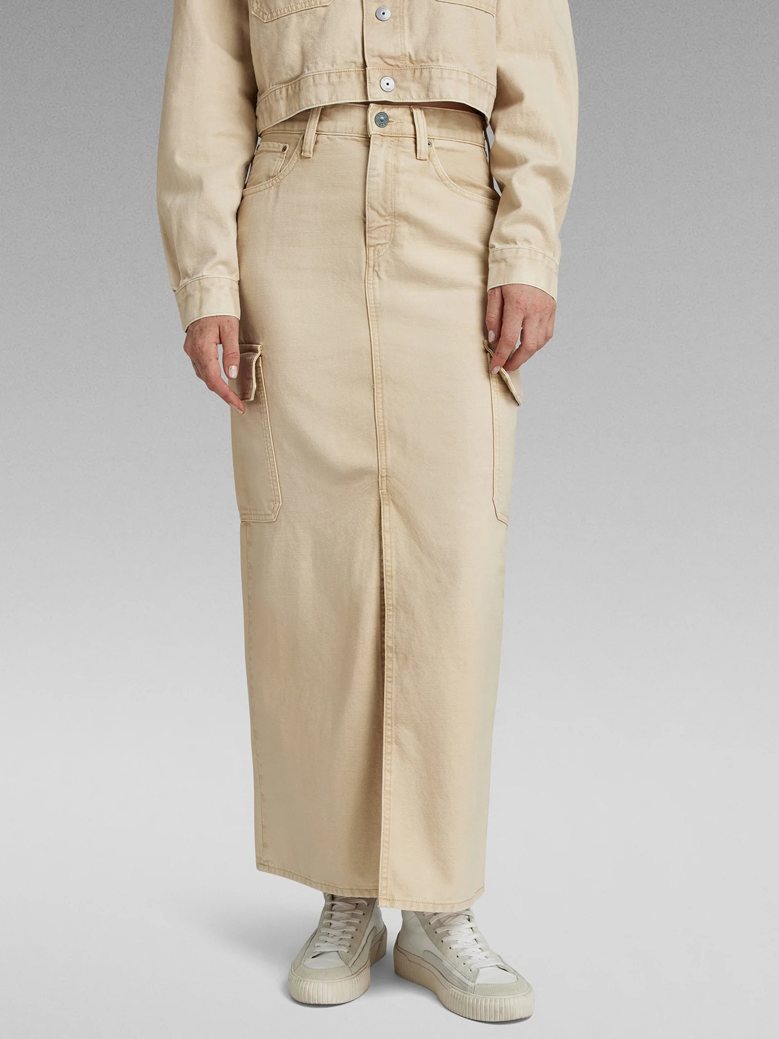 Viktoria Long Cargo Skirt - Image 3