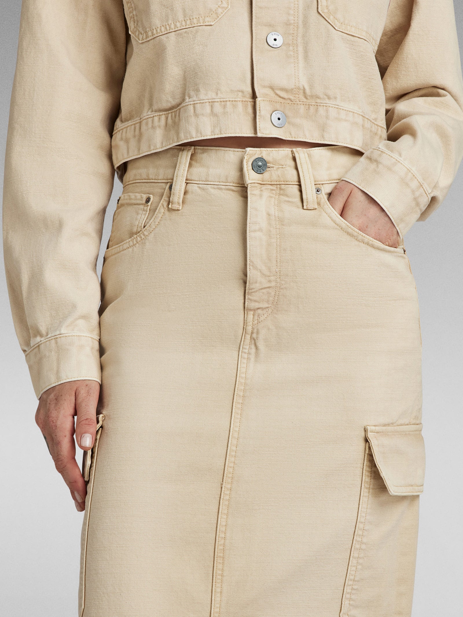 Viktoria Long Cargo Skirt - Image 5