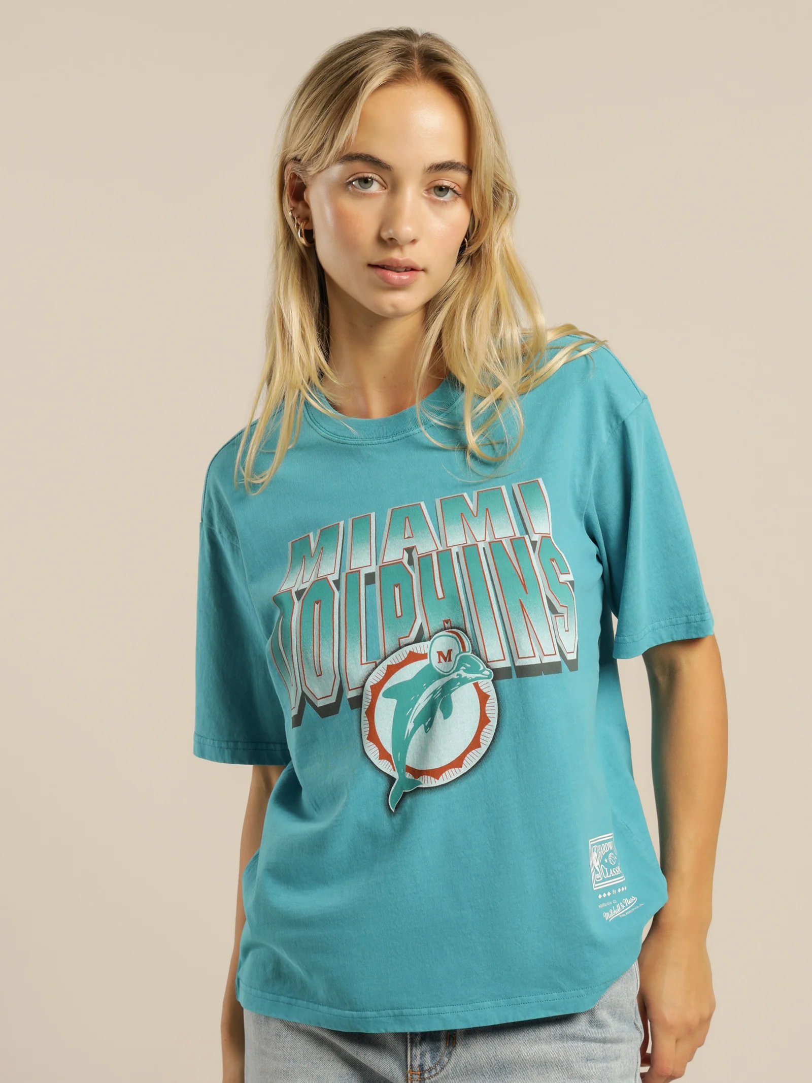 Vintage 90s Miami Dolphins T-Shirt - Image 2