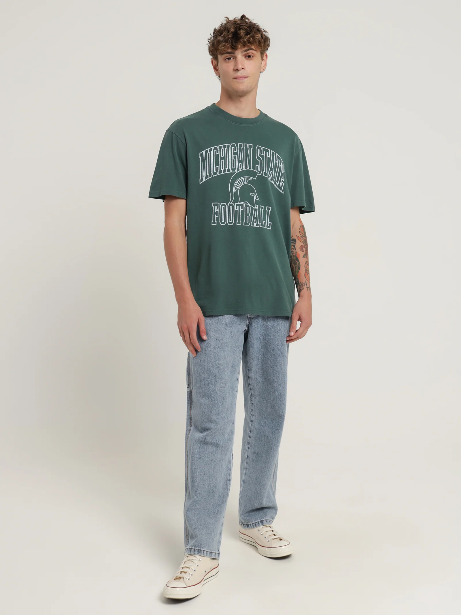 Vintage Arch Michigan State T-Shirt - Image 3