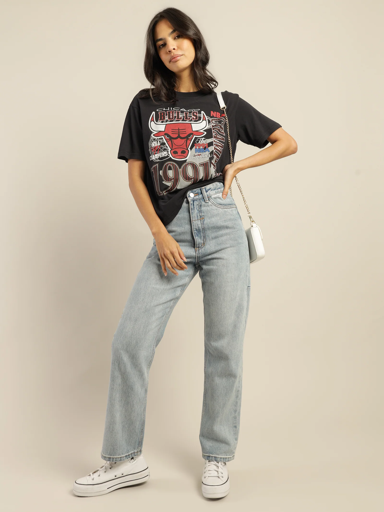 Vintage Chicago Bulls 91 Finals T-Shirt - Image 4