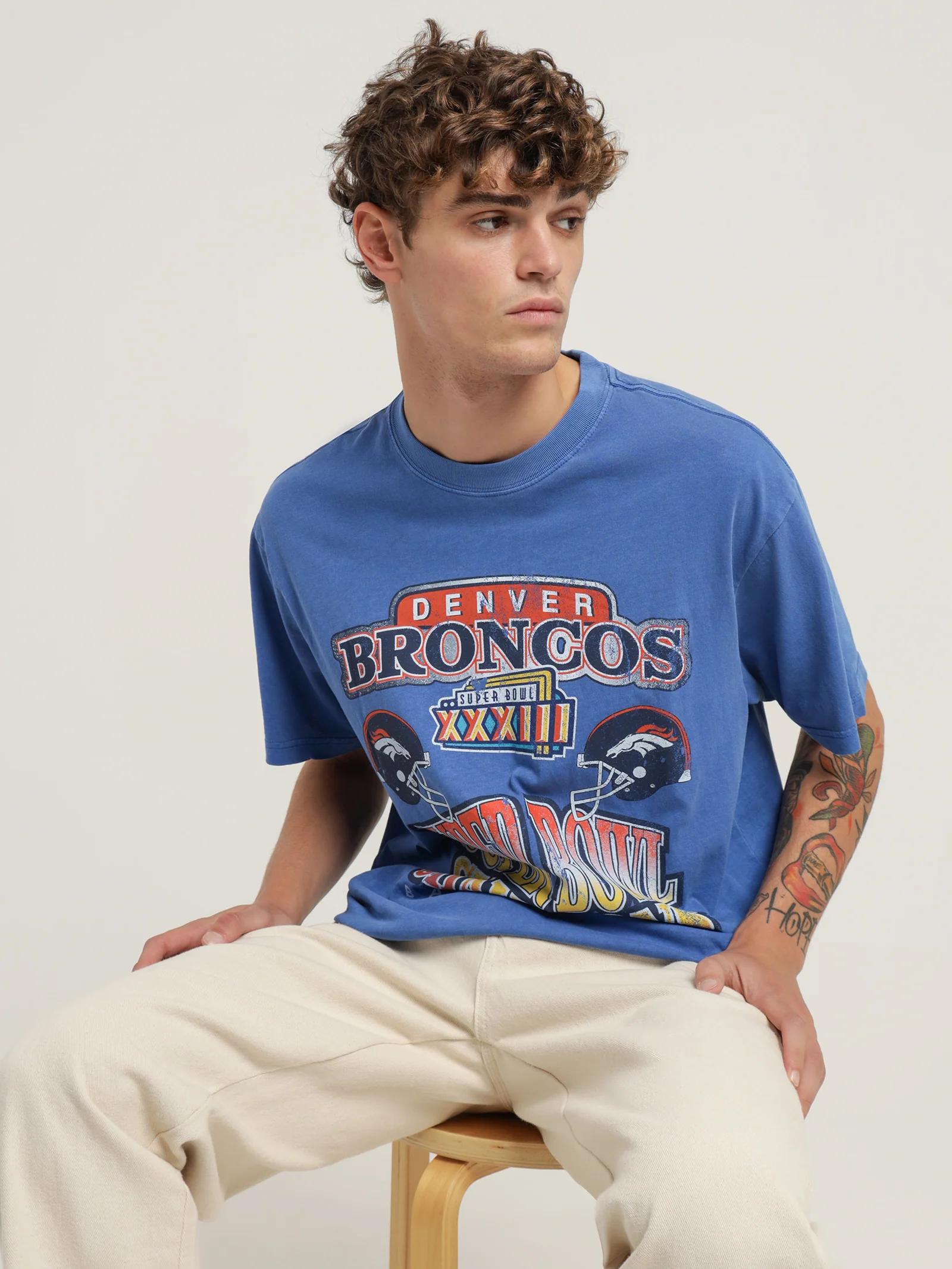 Vintage Denver Broncos Superbowl T-Shirt - Image 2
