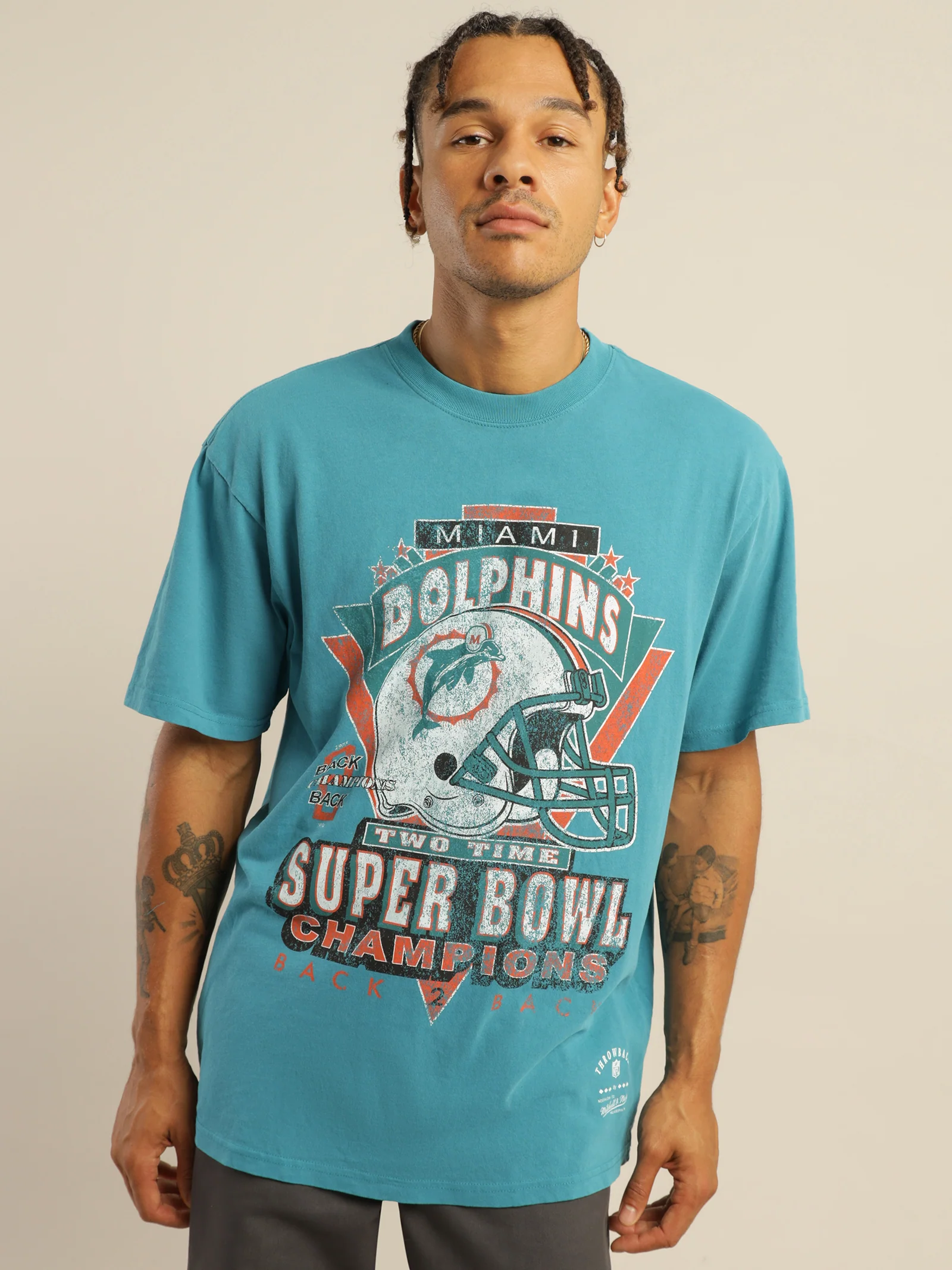 Vintage Miami Dolphins Superbowl T-Shirt - Image 5