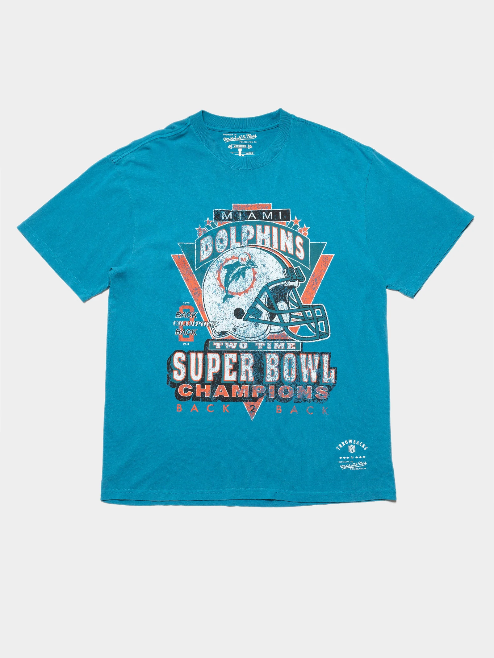 Vintage Miami Dolphins Superbowl T-Shirt - Image 7