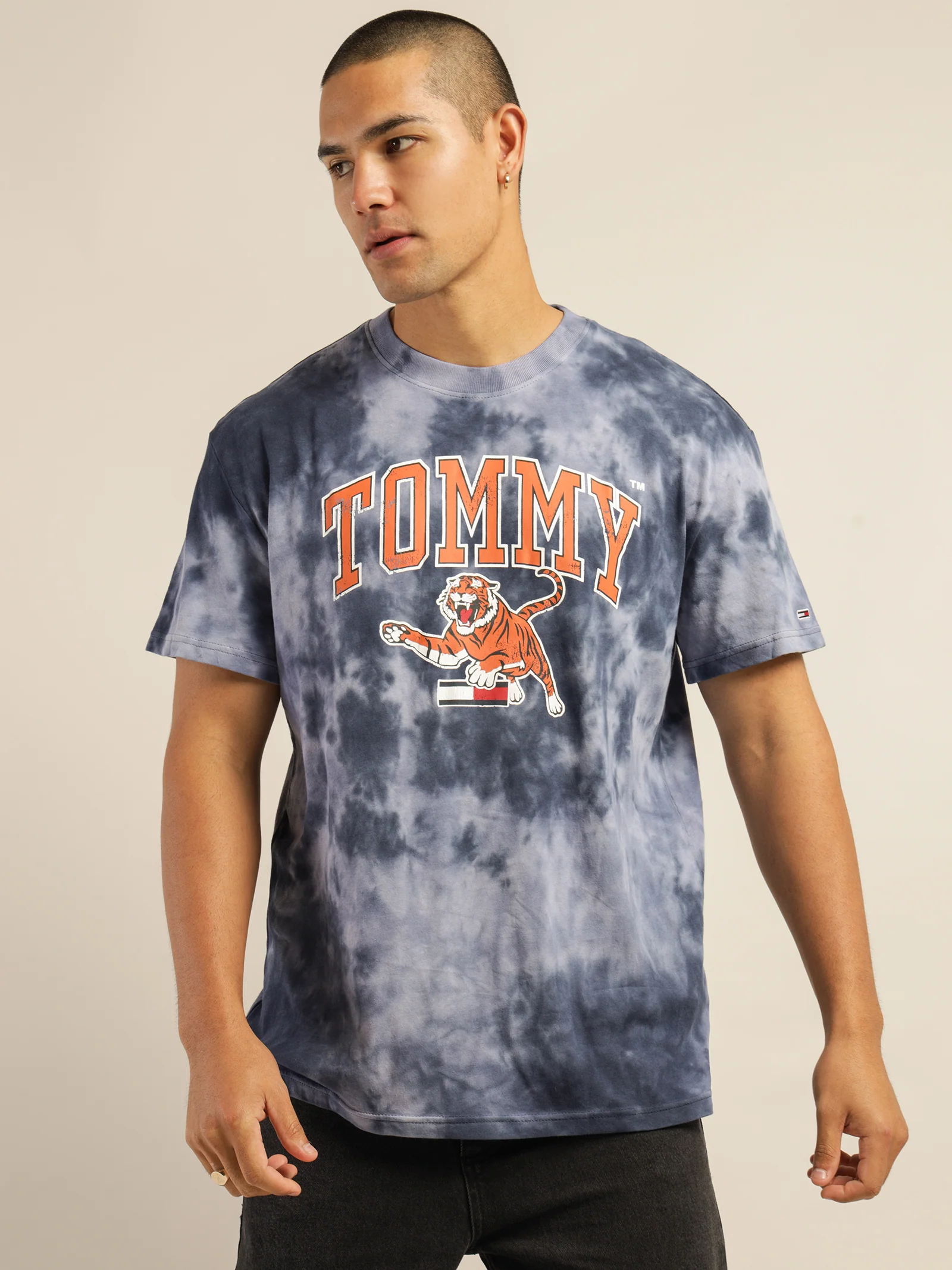 Vintage Tie Dye Tiger T-Shirt - Image 3