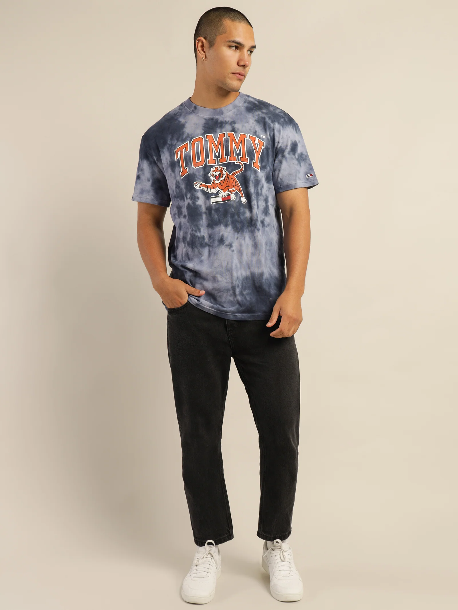 Vintage Tie Dye Tiger T-Shirt - Image 6
