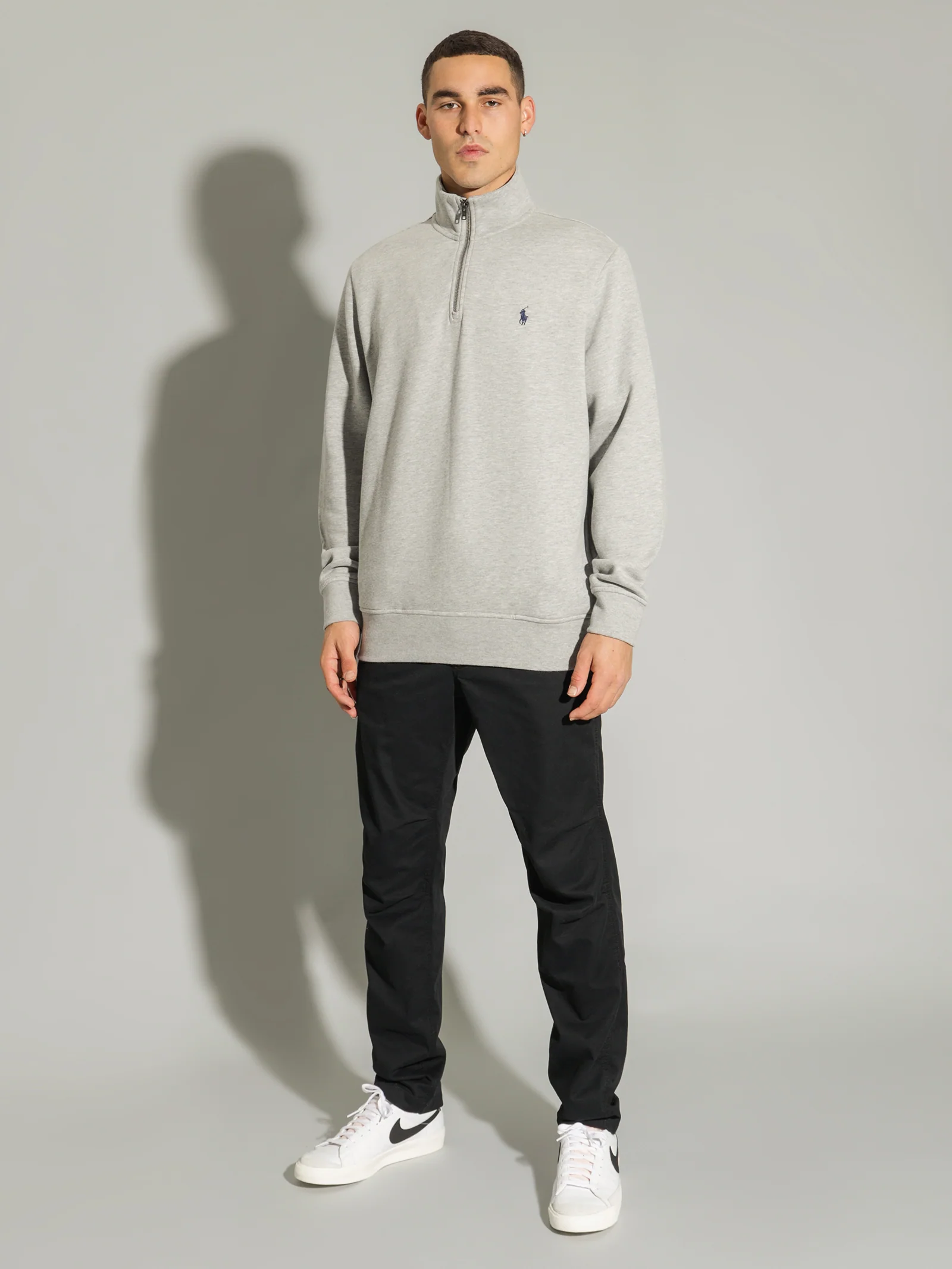Vintage Zip Quarter Zip Sweat - Image 2