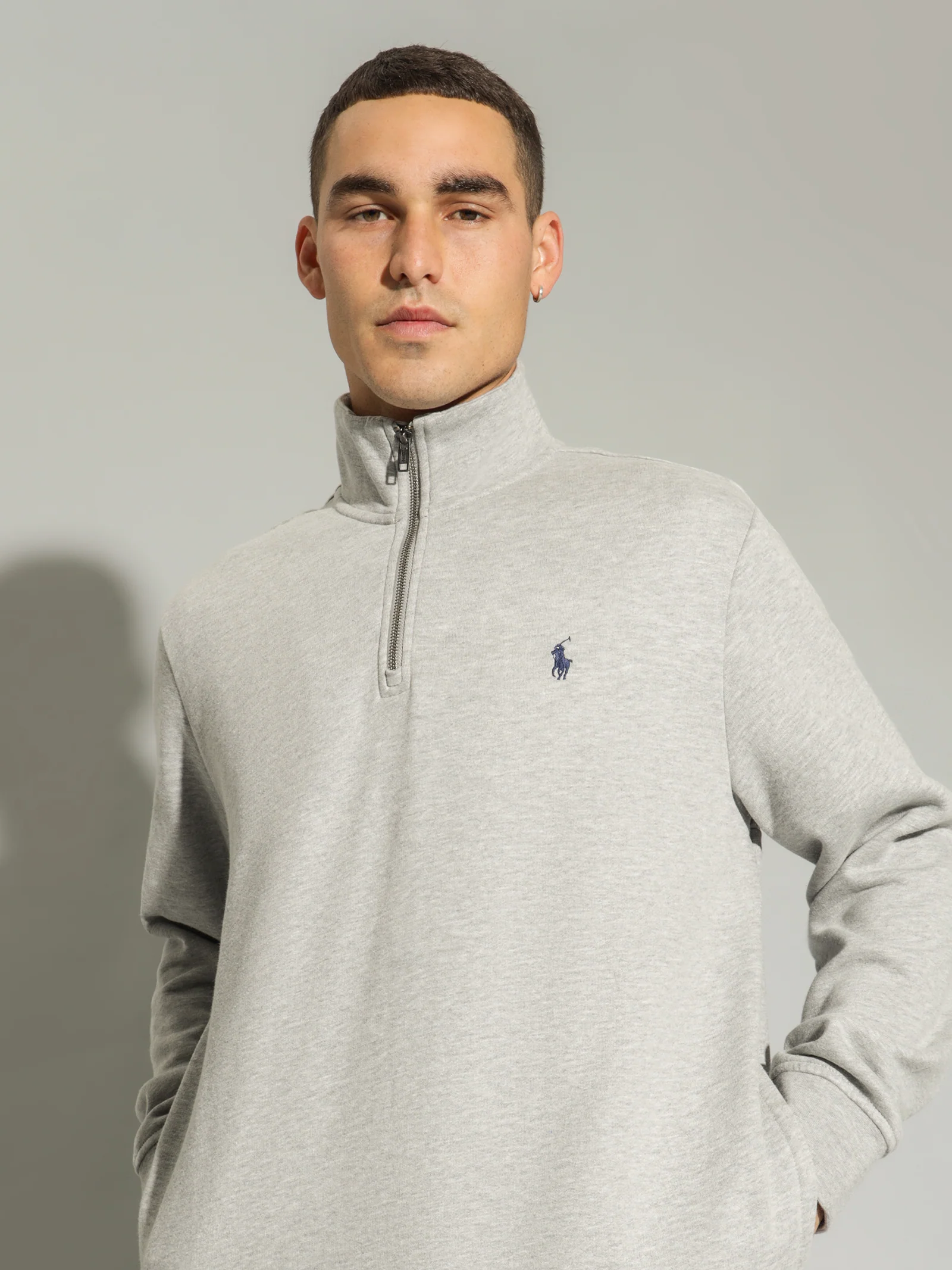 Vintage Zip Quarter Zip Sweat - Image 3