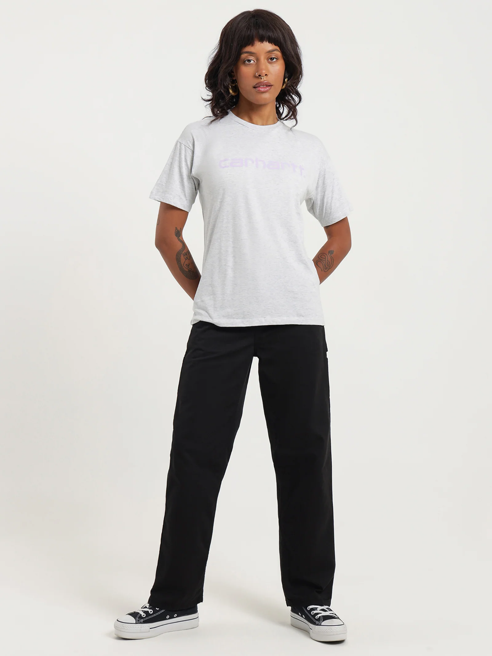 W' SS Script T-Shirt - Image 2