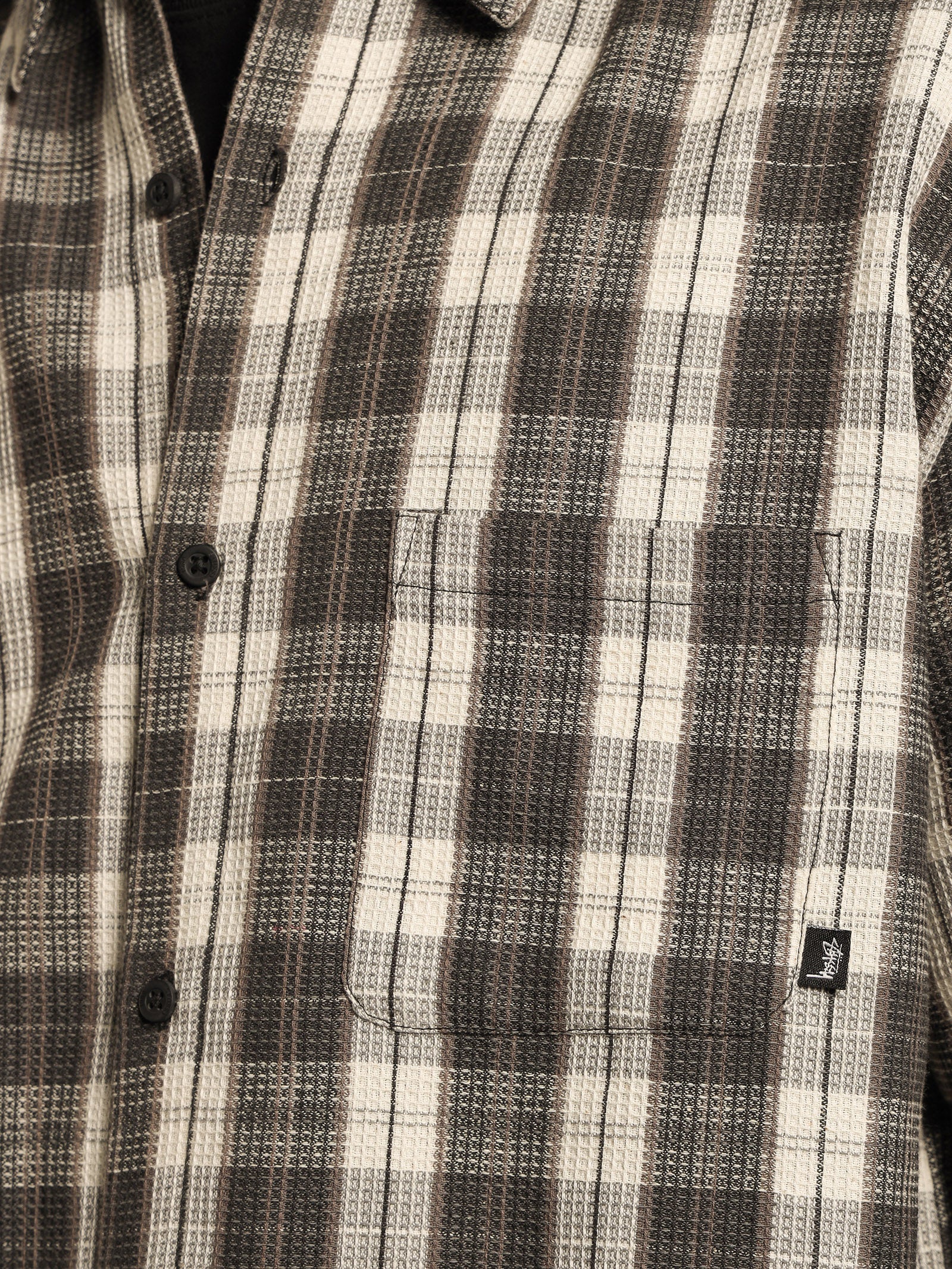 Waffle Check Short Sleeve Shirt - Image 7