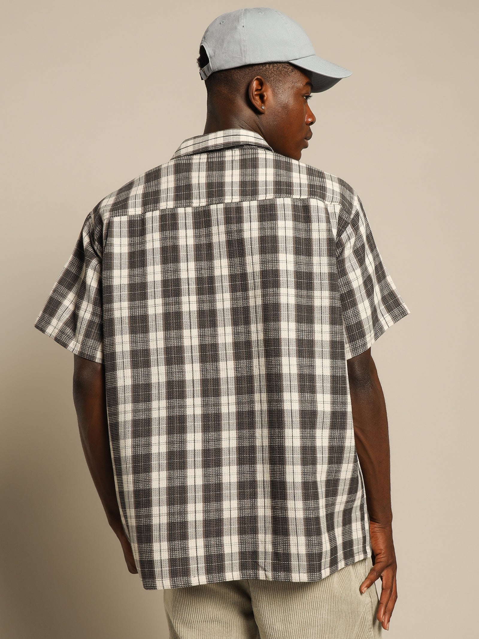 Waffle Check Short Sleeve Shirt - Image 8