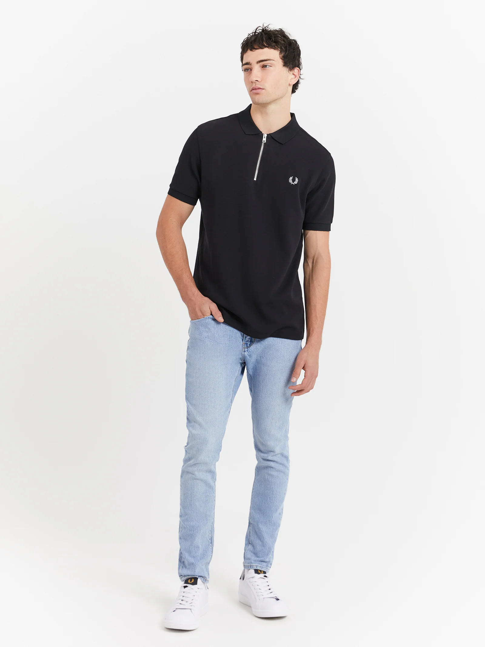 Waffle Textured Polo - Image 2