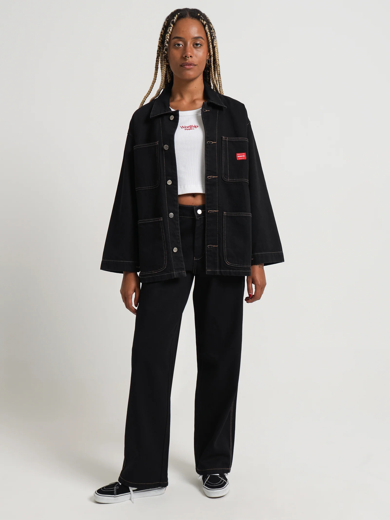 Wake N Quake Slouch Baggy Jeans - Image 2