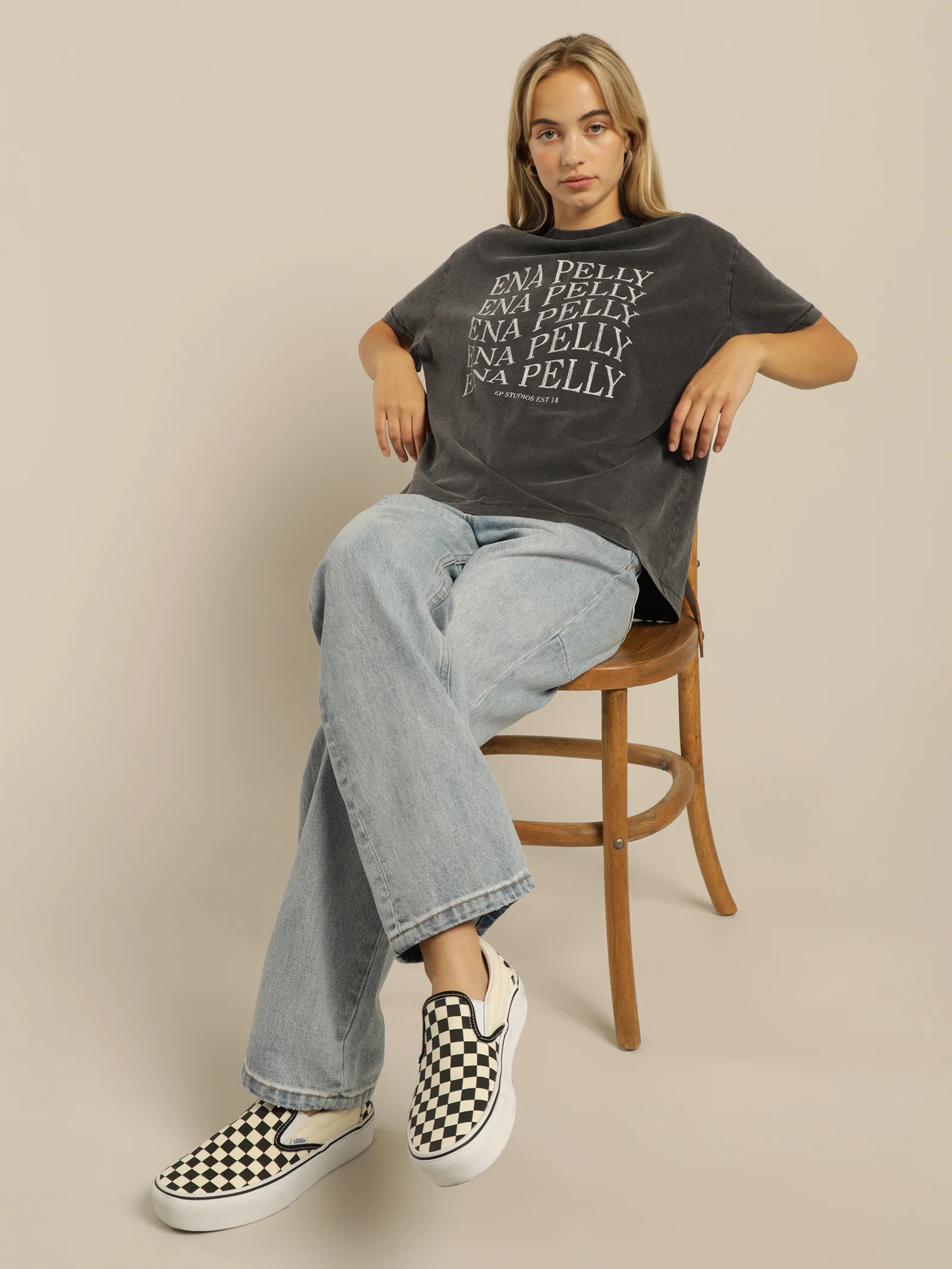 Warped Logo T-Shirt - Image 2