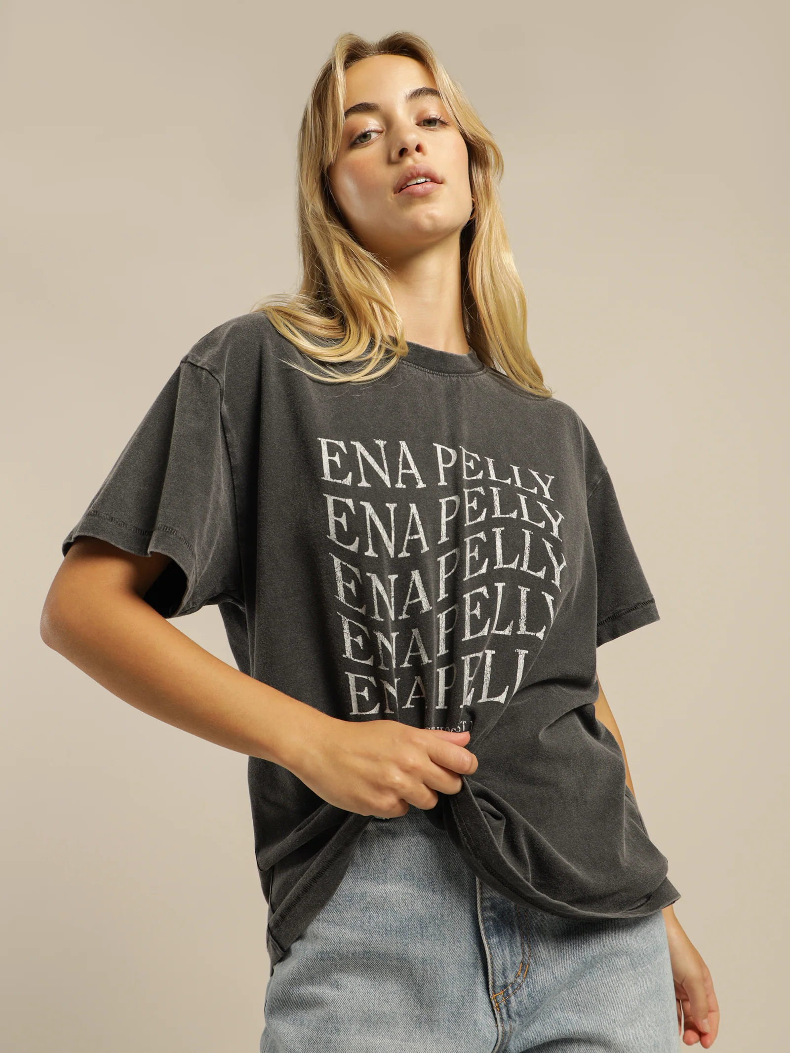 Warped Logo T-Shirt - Image 3