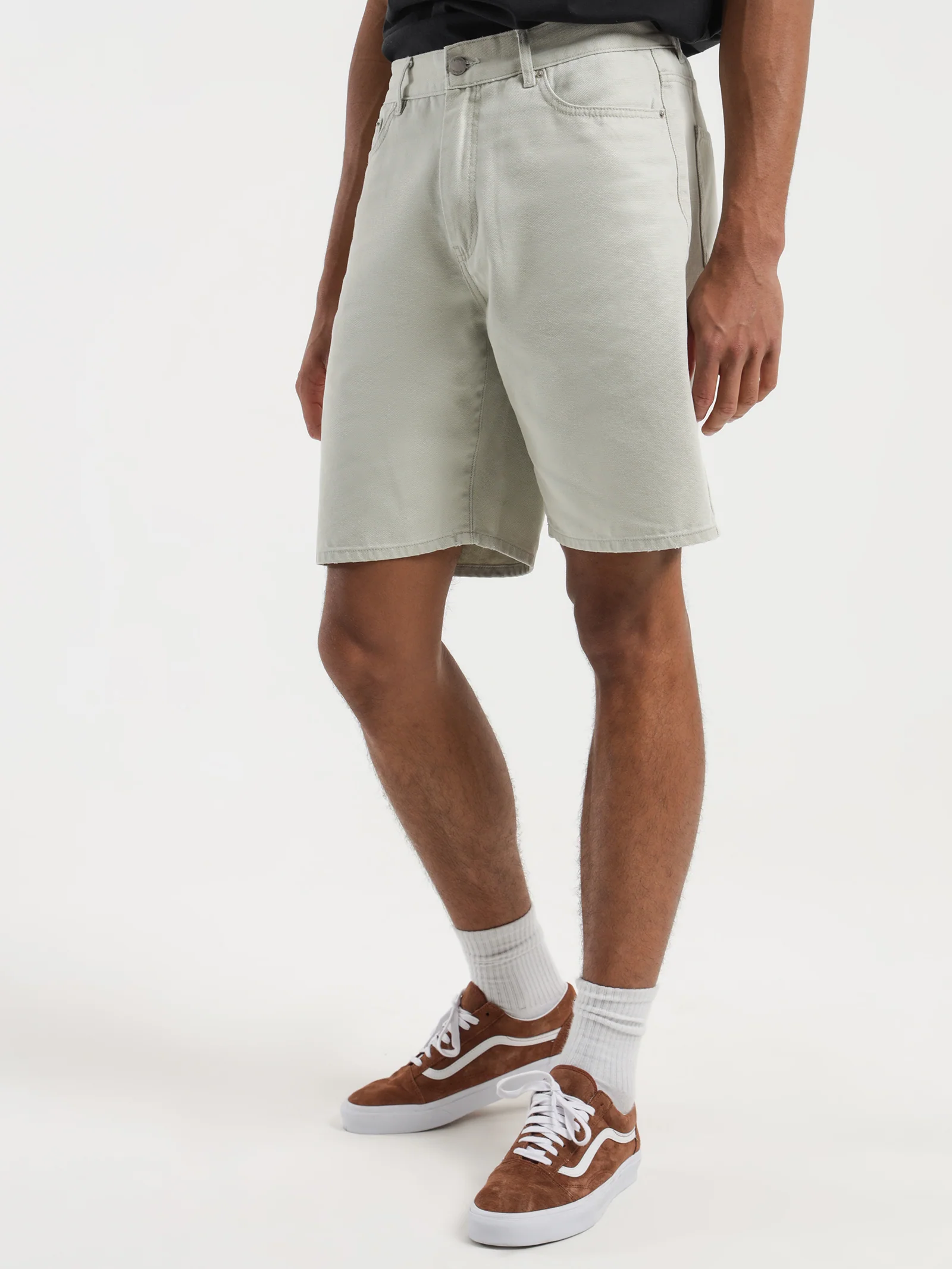 Washed Canvas Big Ol Shorts - Image 3