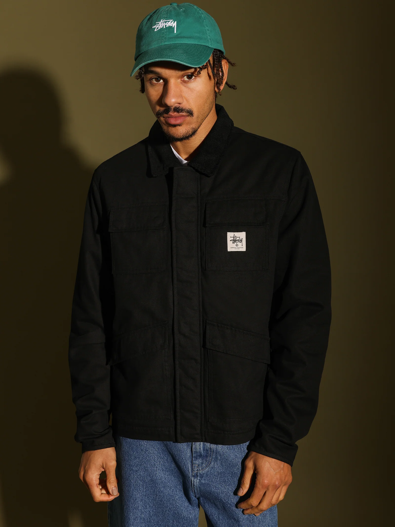 Washed Canvas Shop Jacket - Image 3
