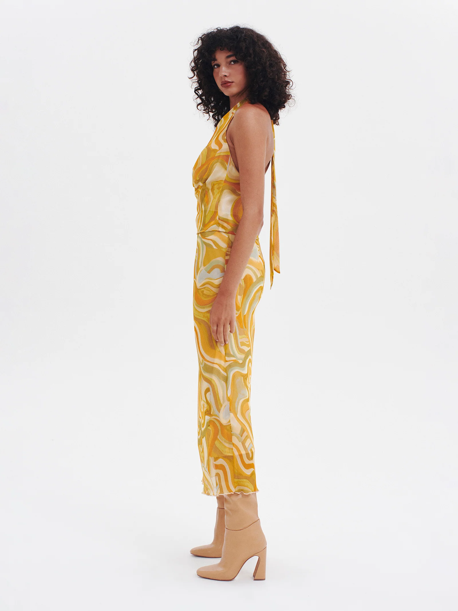 Wavy Baby Midi Skirt - Image 4