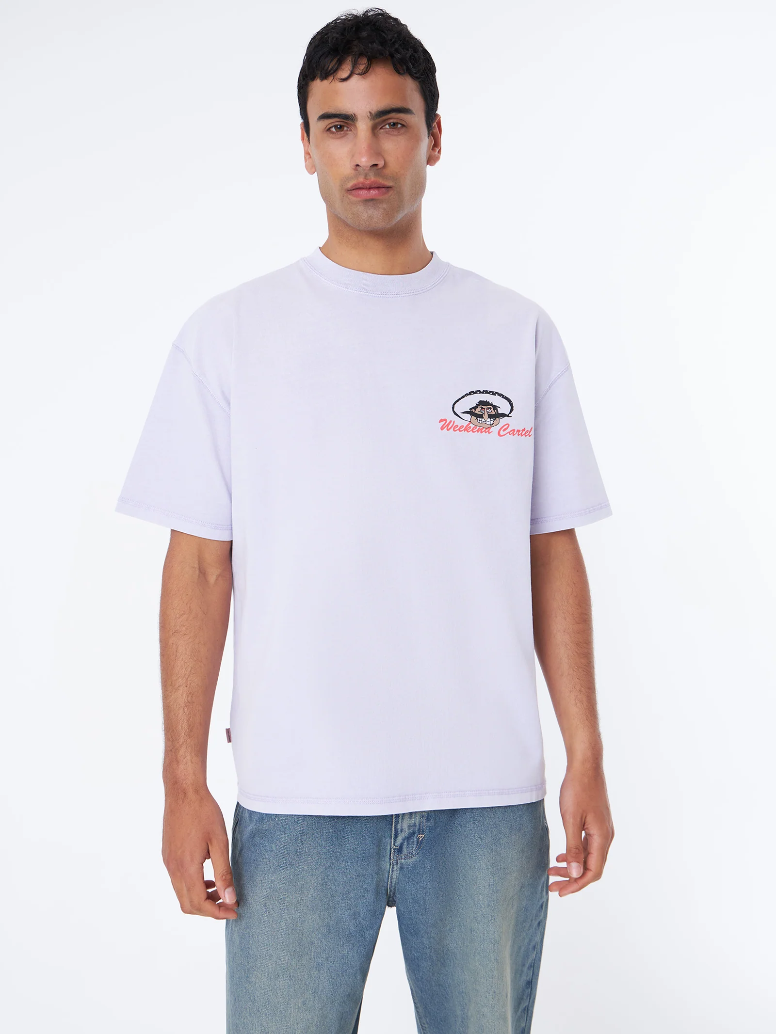 Moustache Tee - Thistle - Image 2
