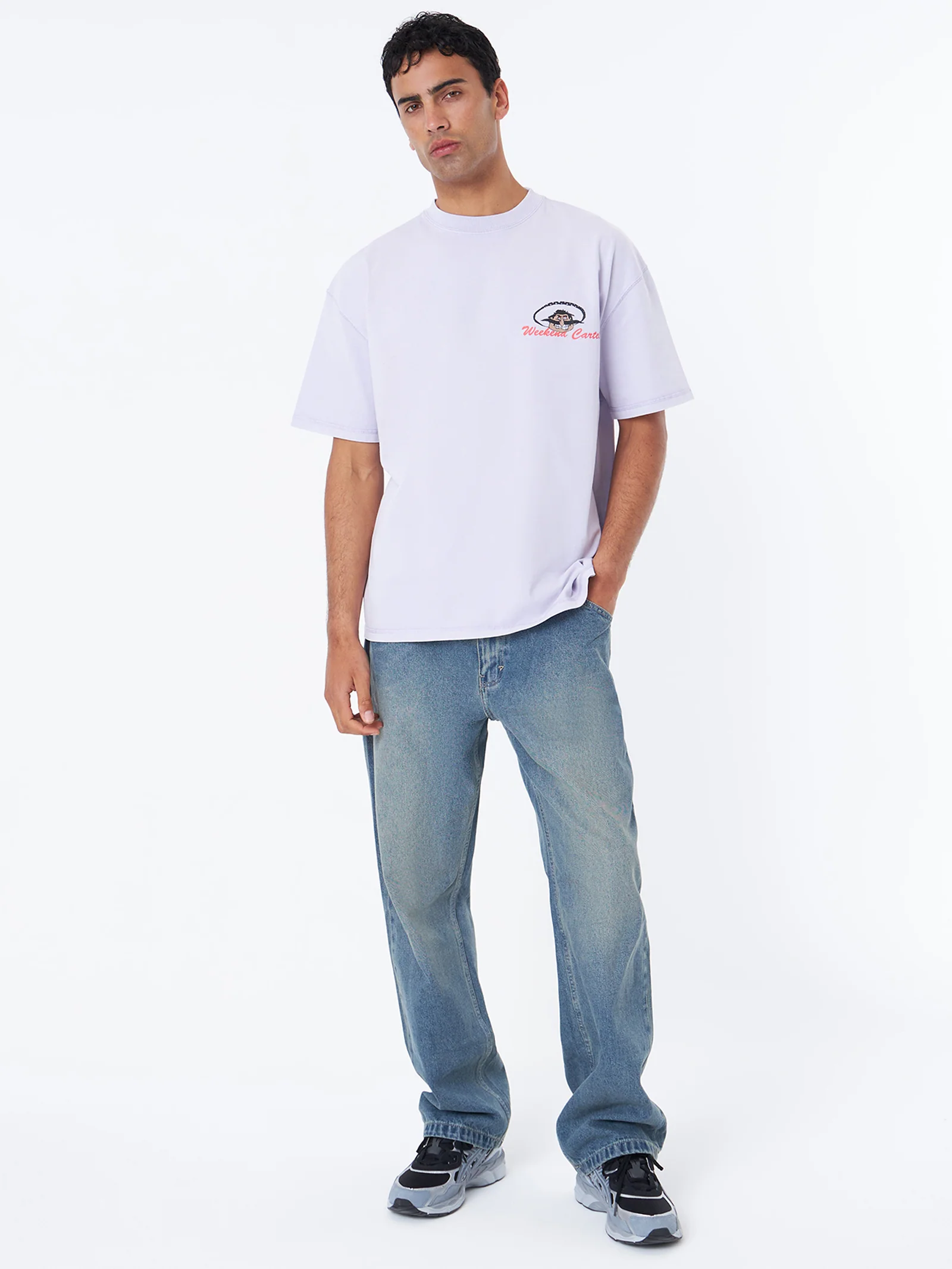Moustache Tee - Thistle - Image 4