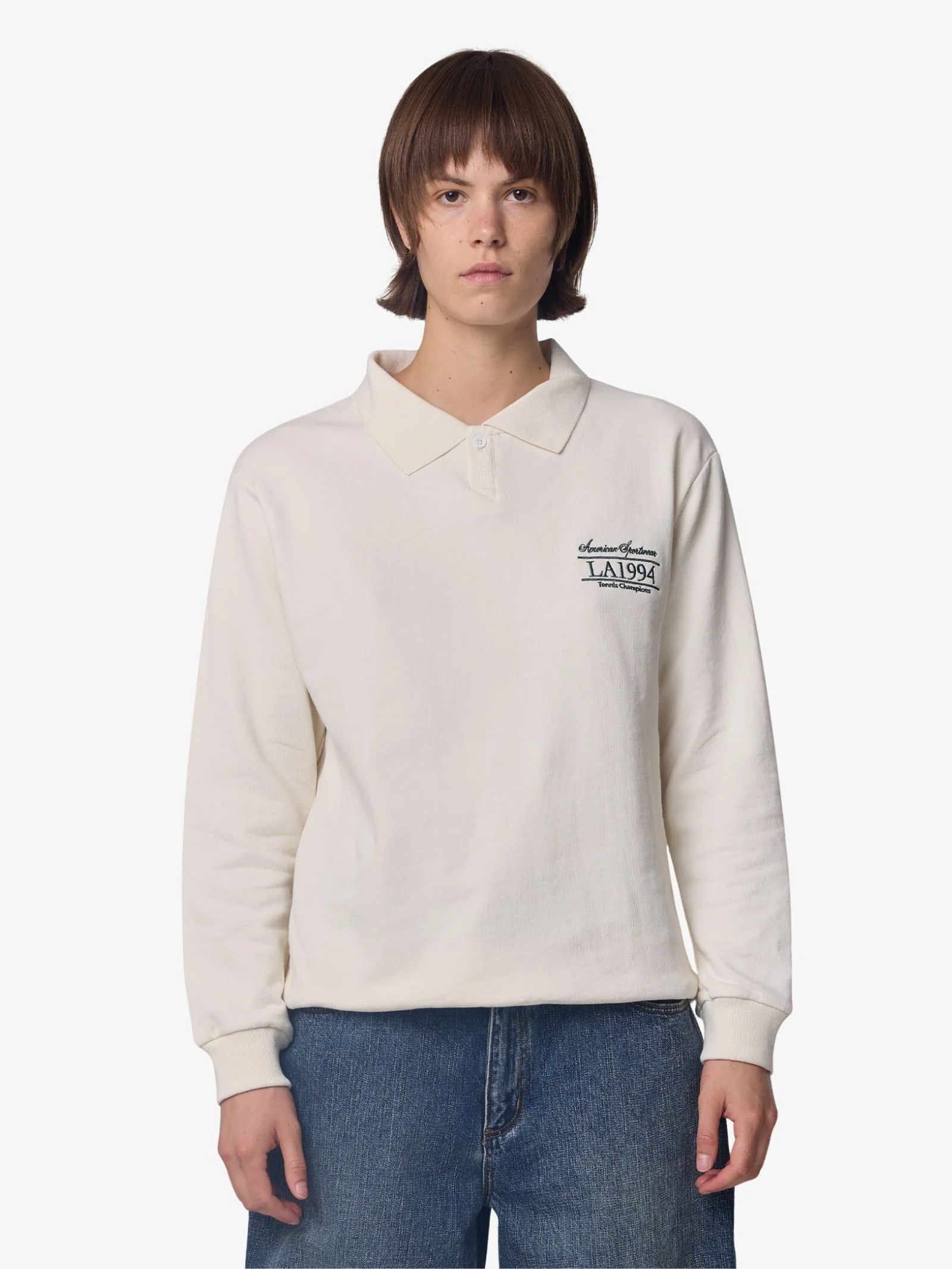 American Sportswear Long Sleeve Polo