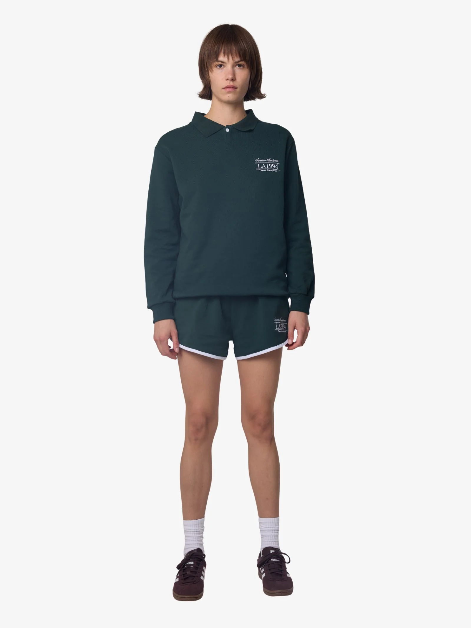 American Sportswear Scalloped Sweat Shorts - Image 4