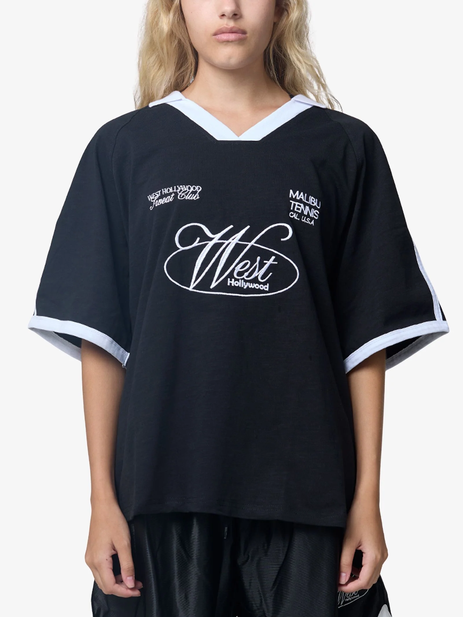 Malibu Tennis Collar Jersey T-Shirt - Image 2