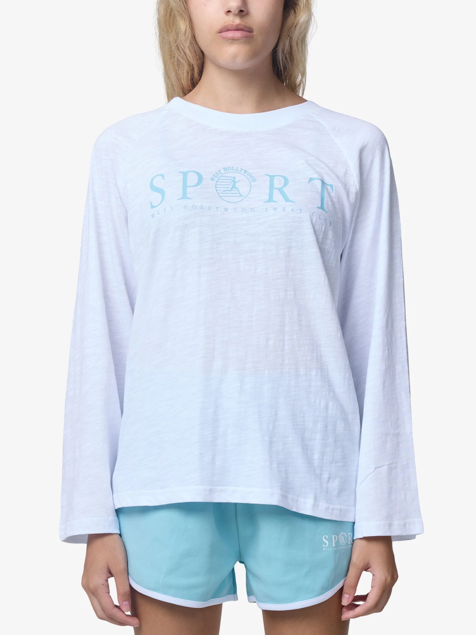 Sport Oversized Raglan Long Sleeve Tee