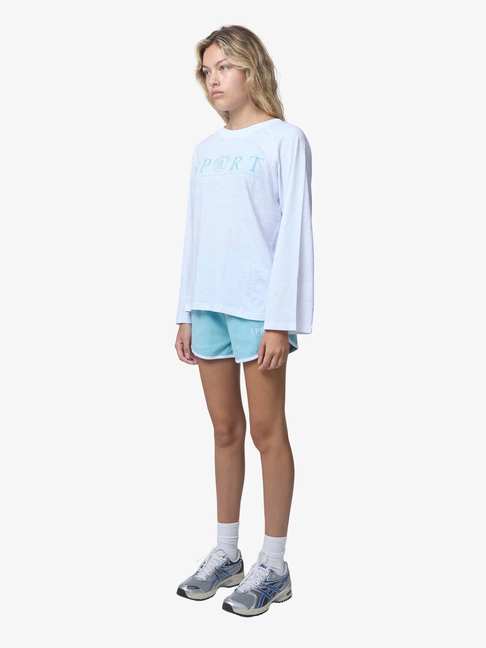 Sport Oversized Raglan Long Sleeve Tee - Image 3