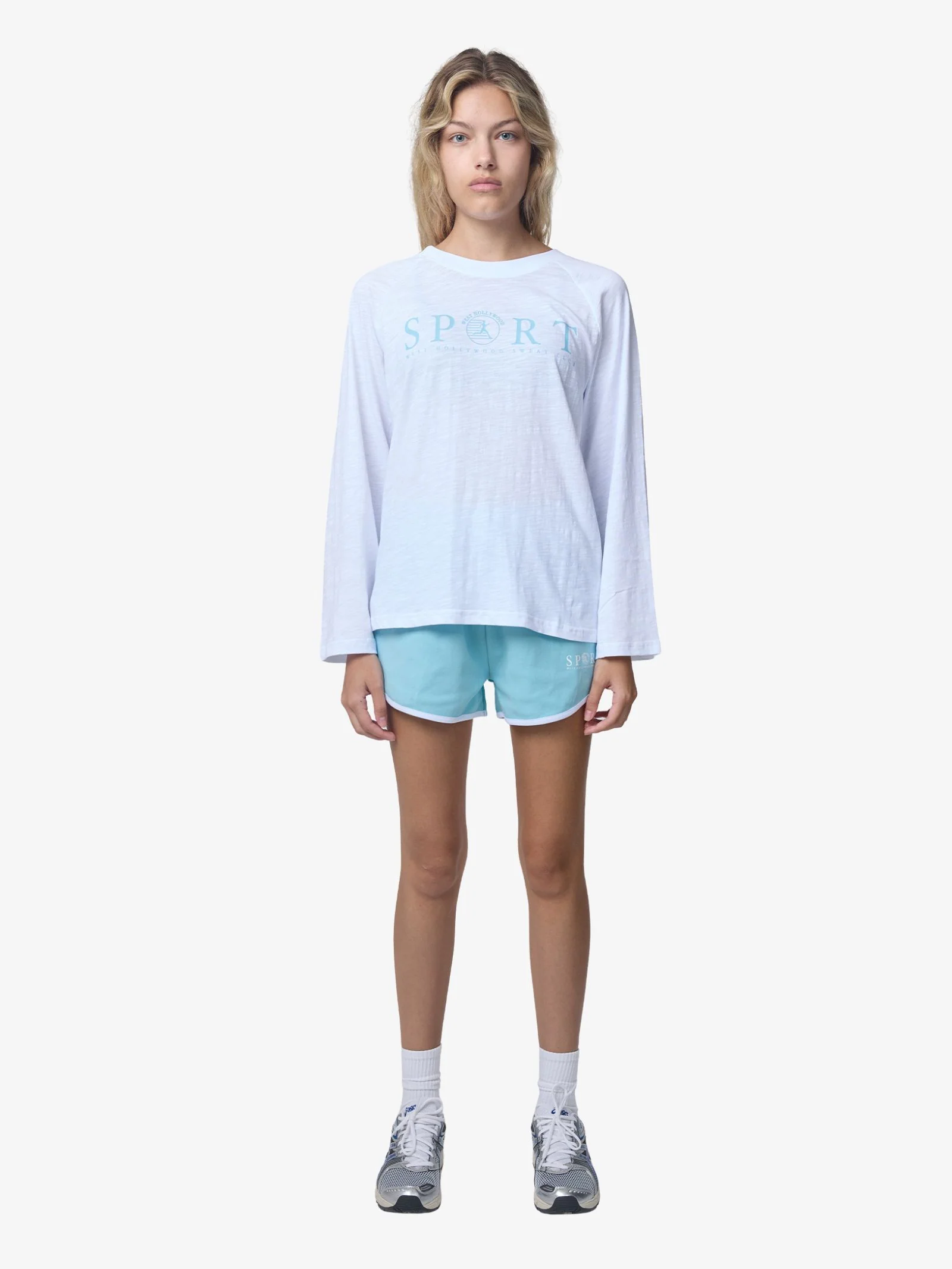Sport Oversized Raglan Long Sleeve Tee - Image 4