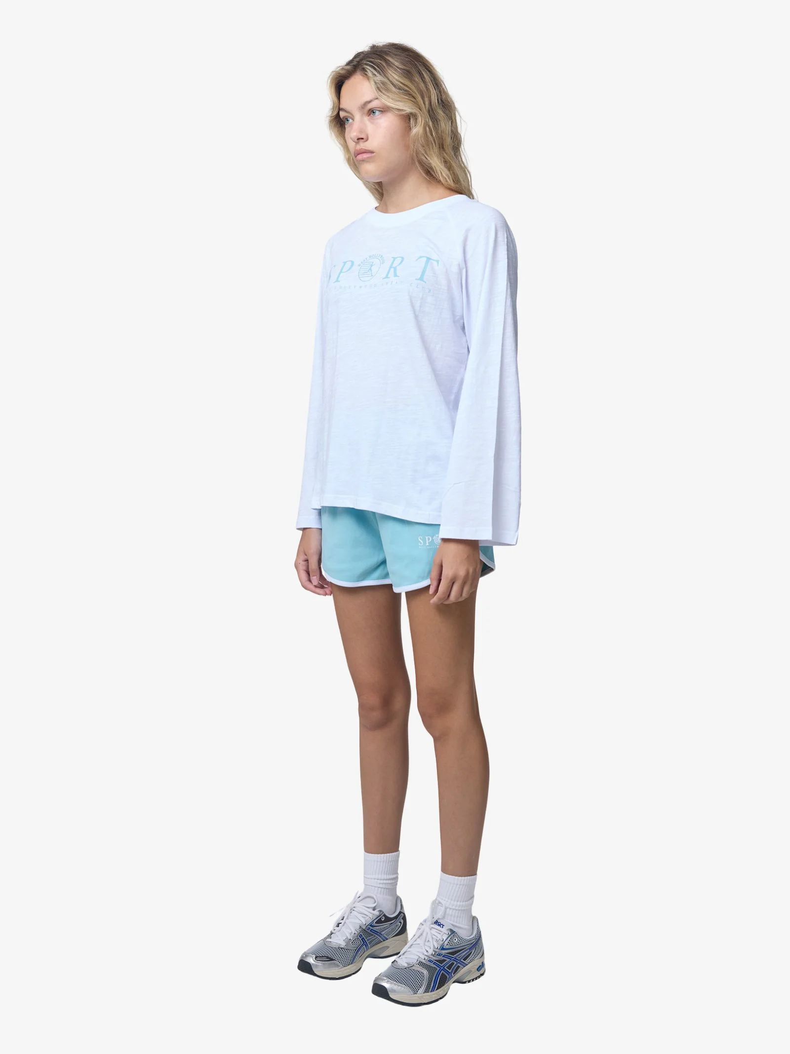 Sport Scalloped Sweatshorts - Image 3