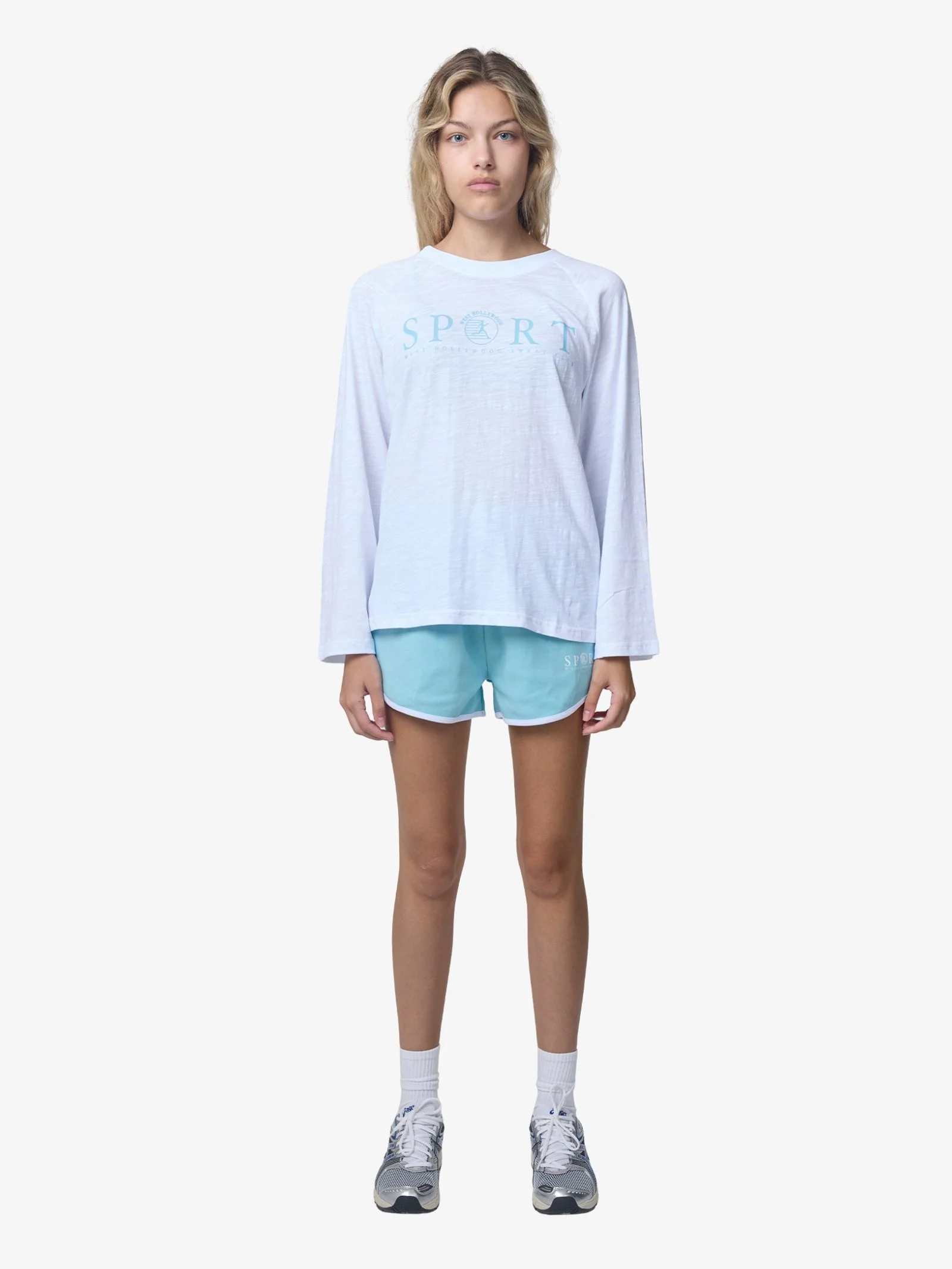 Sport Scalloped Sweatshorts - Image 4